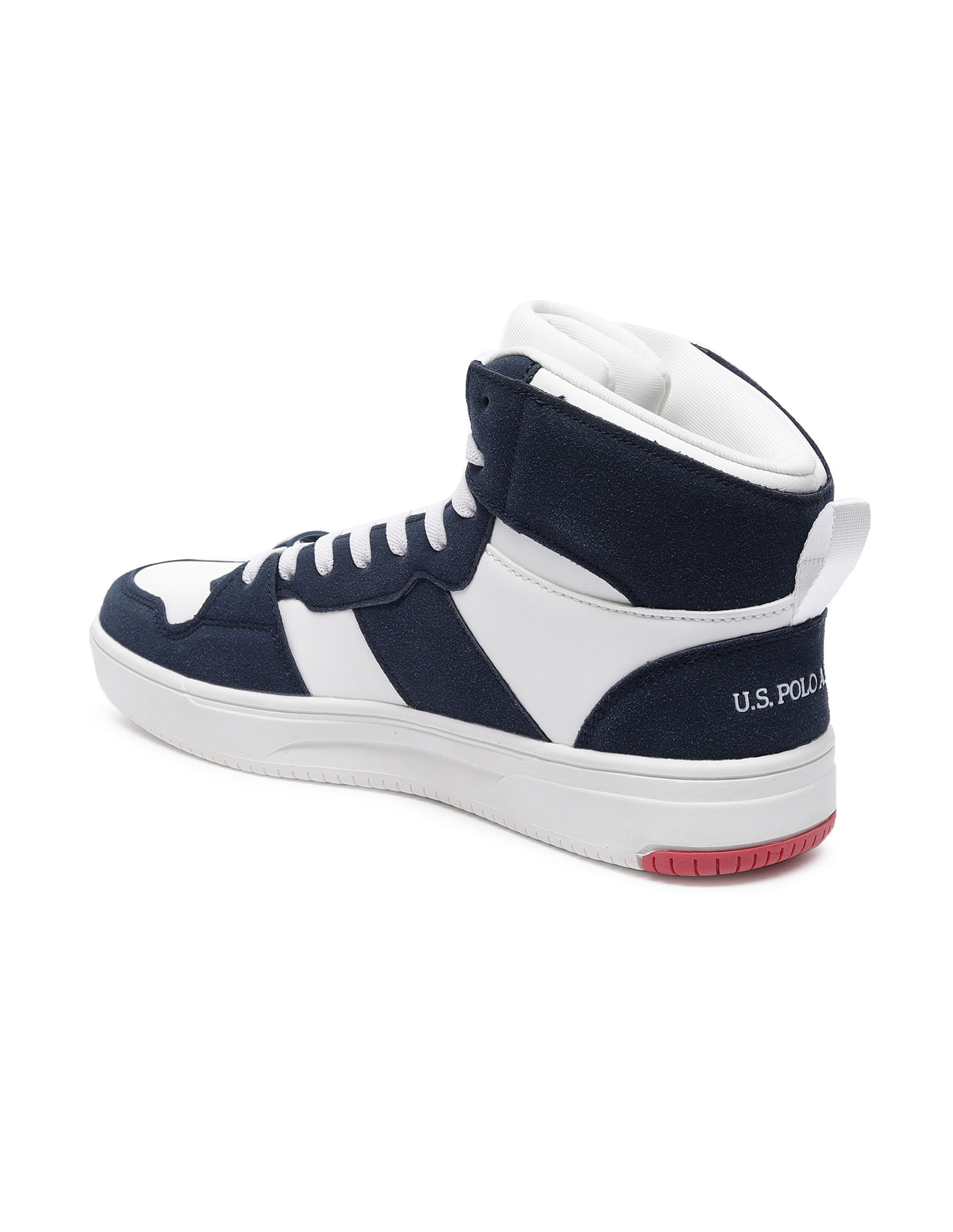 U.S. Polo Assn. Men High Top Colour Block Thomas Sneakers
