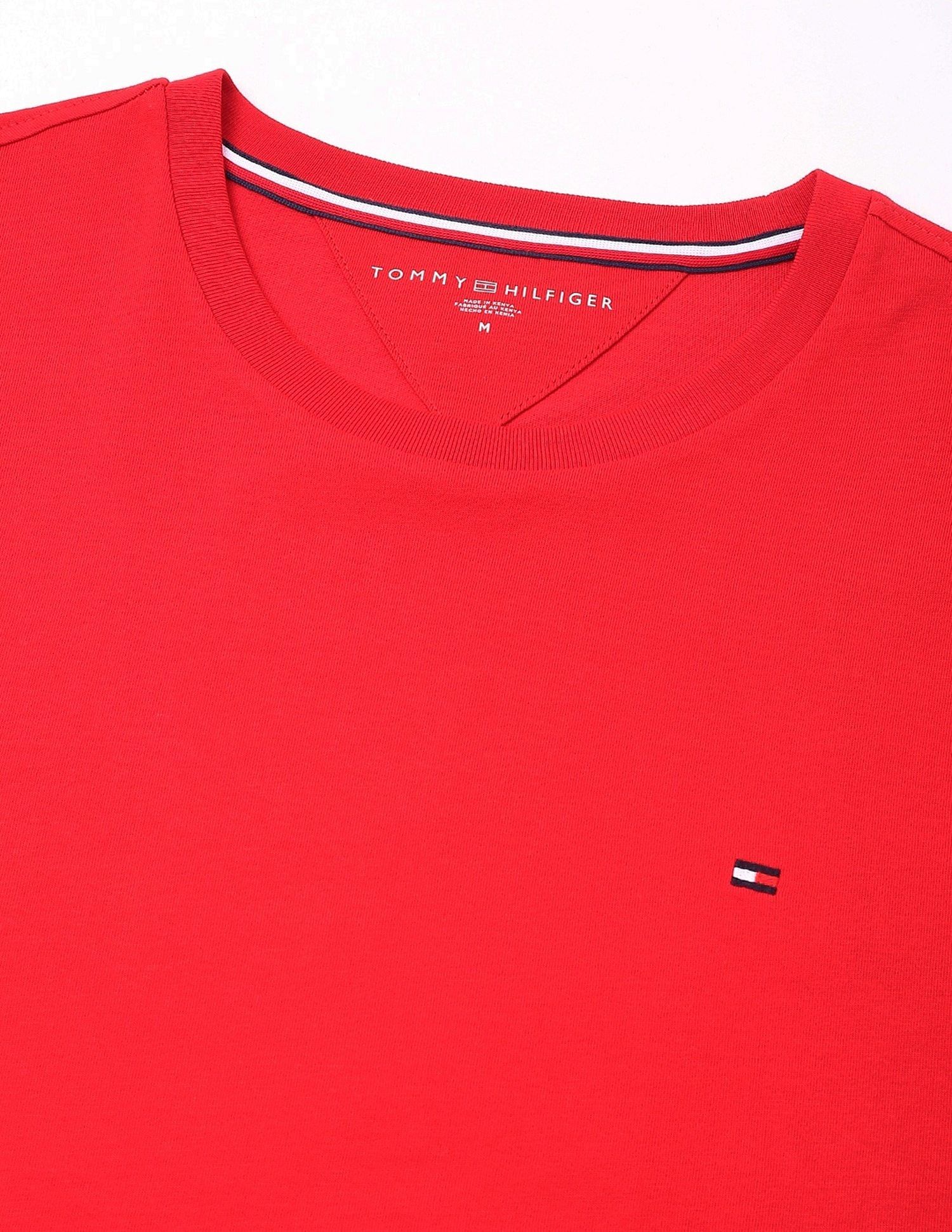 Tommy Hilfiger Solid Regular-Fit Cotton T-Shirt