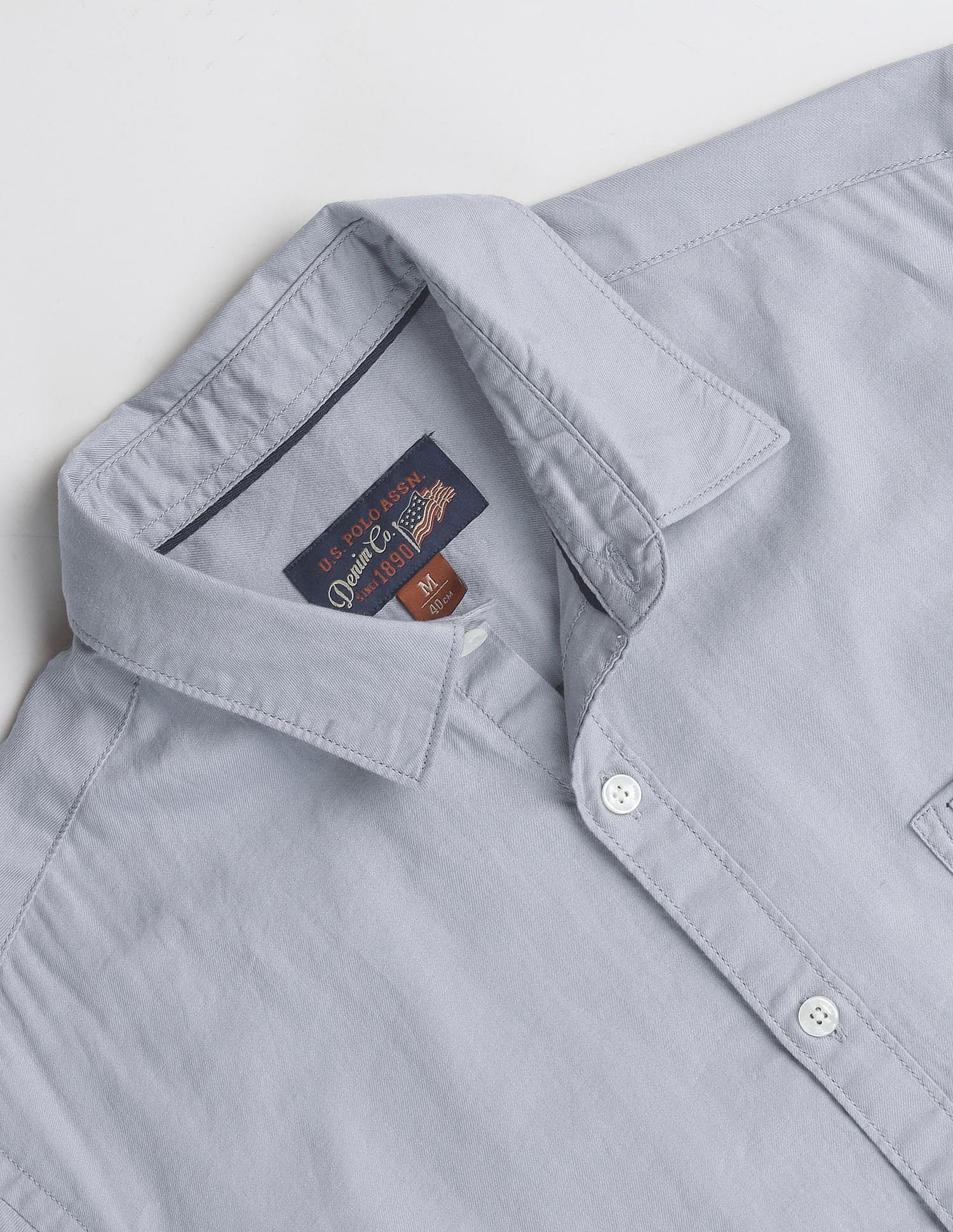 U.S. Polo Assn. Denim Co. Slim Fit Twill Shirt