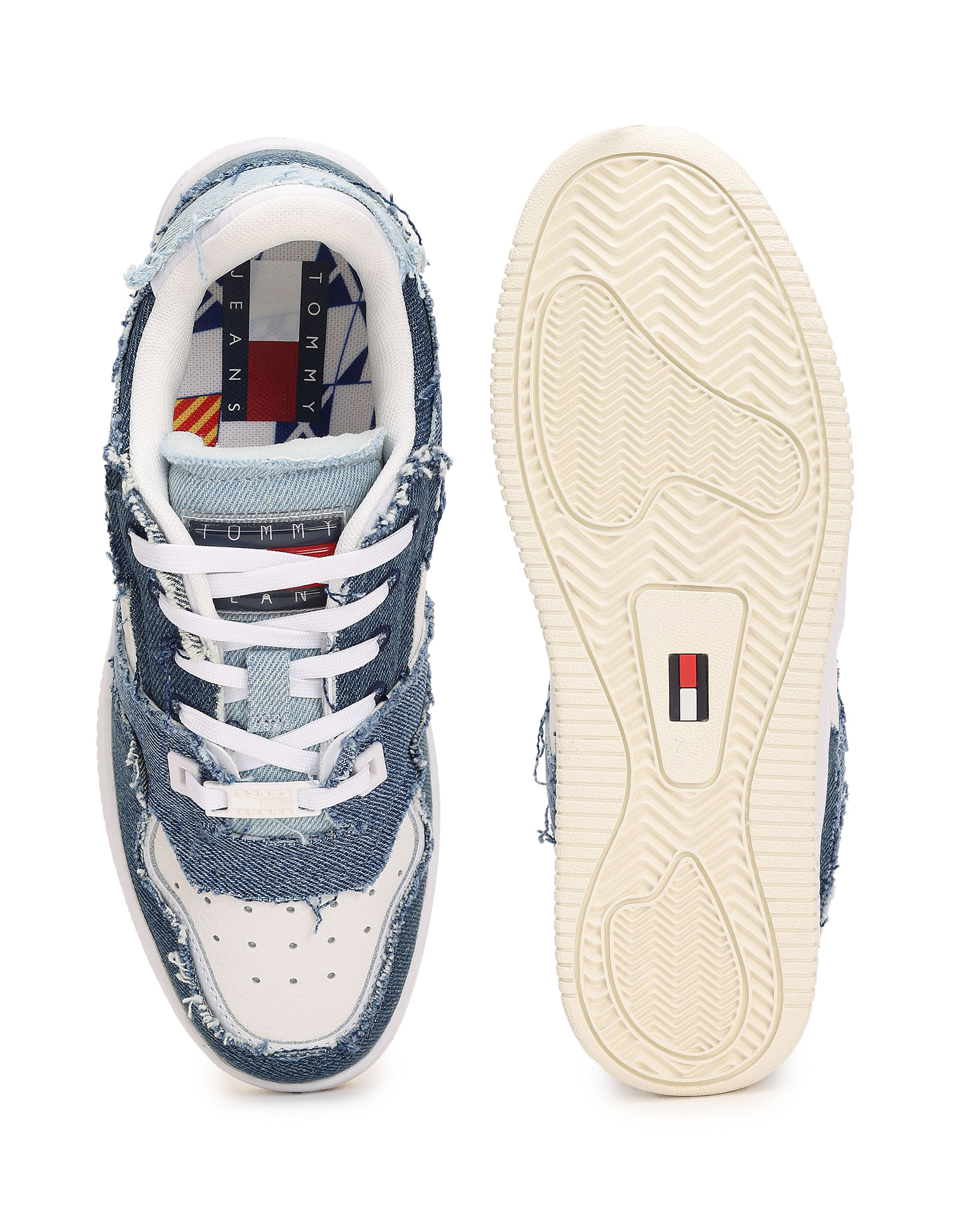 Buy Tommy Hilfiger Women Denim Basketball Sneakers NNNOW