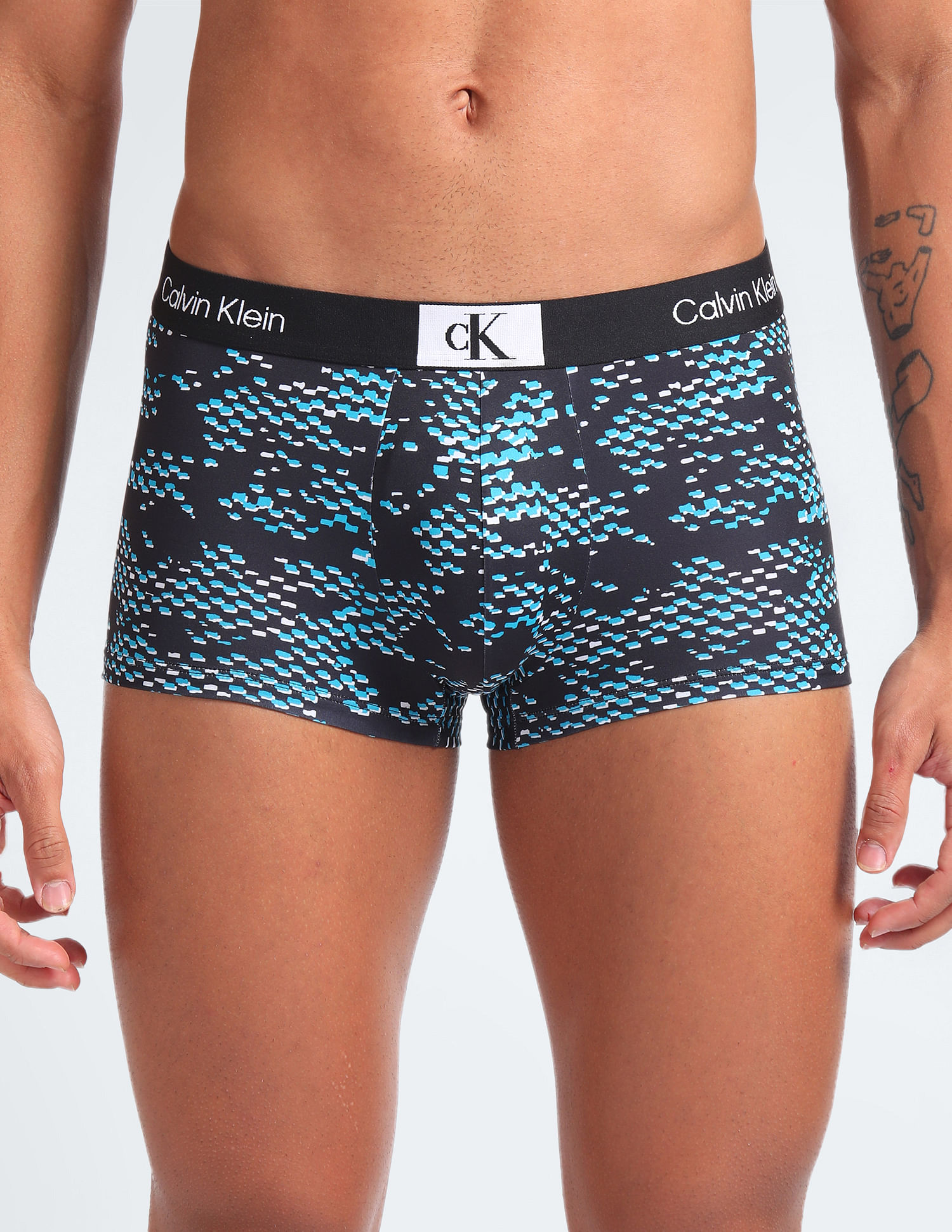 Calvin Klein Underwear Reprocessed Polyester Graphic Print Trunks