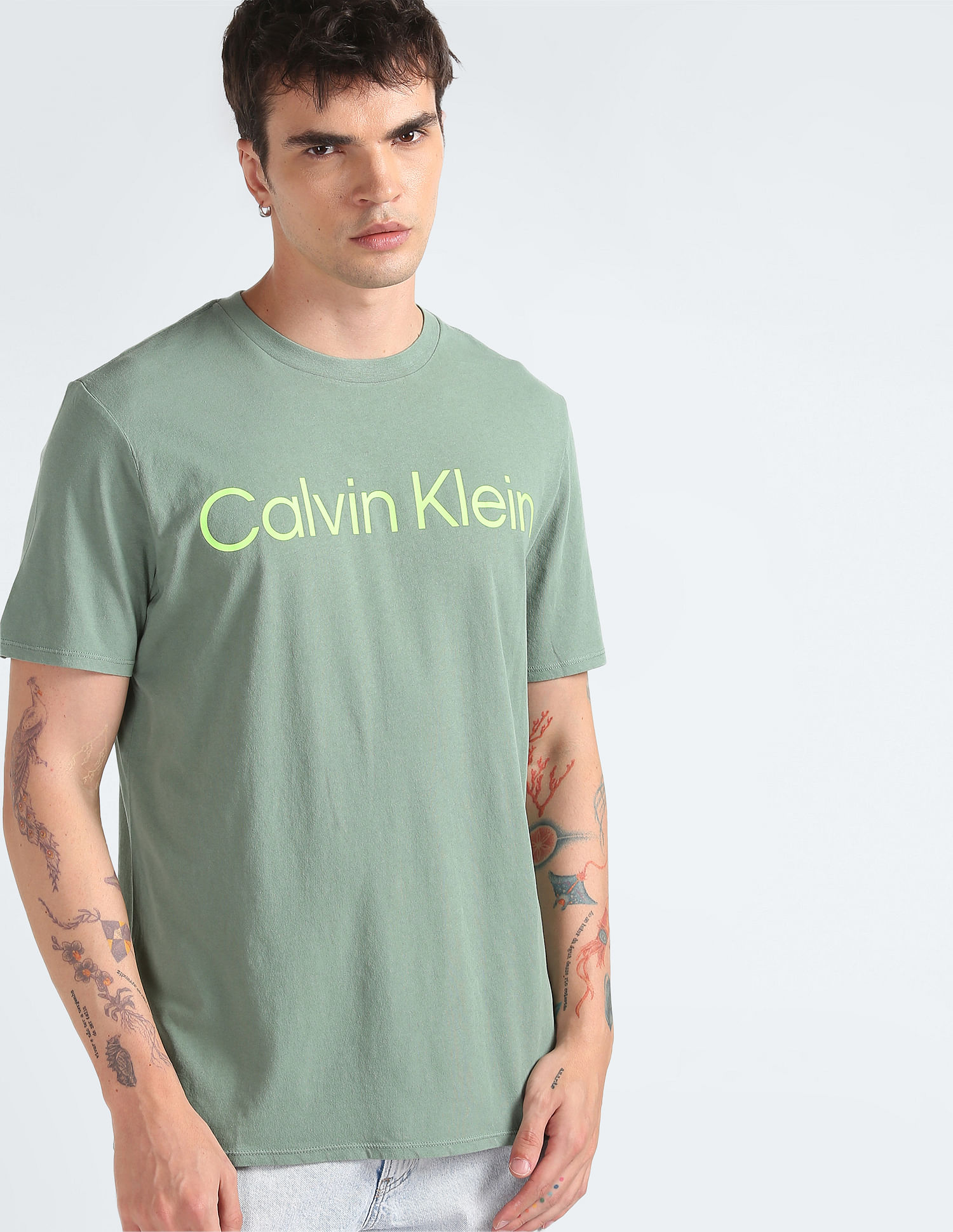 Buy Calvin Klein Standard Logo Crew Neck T-Shirt 