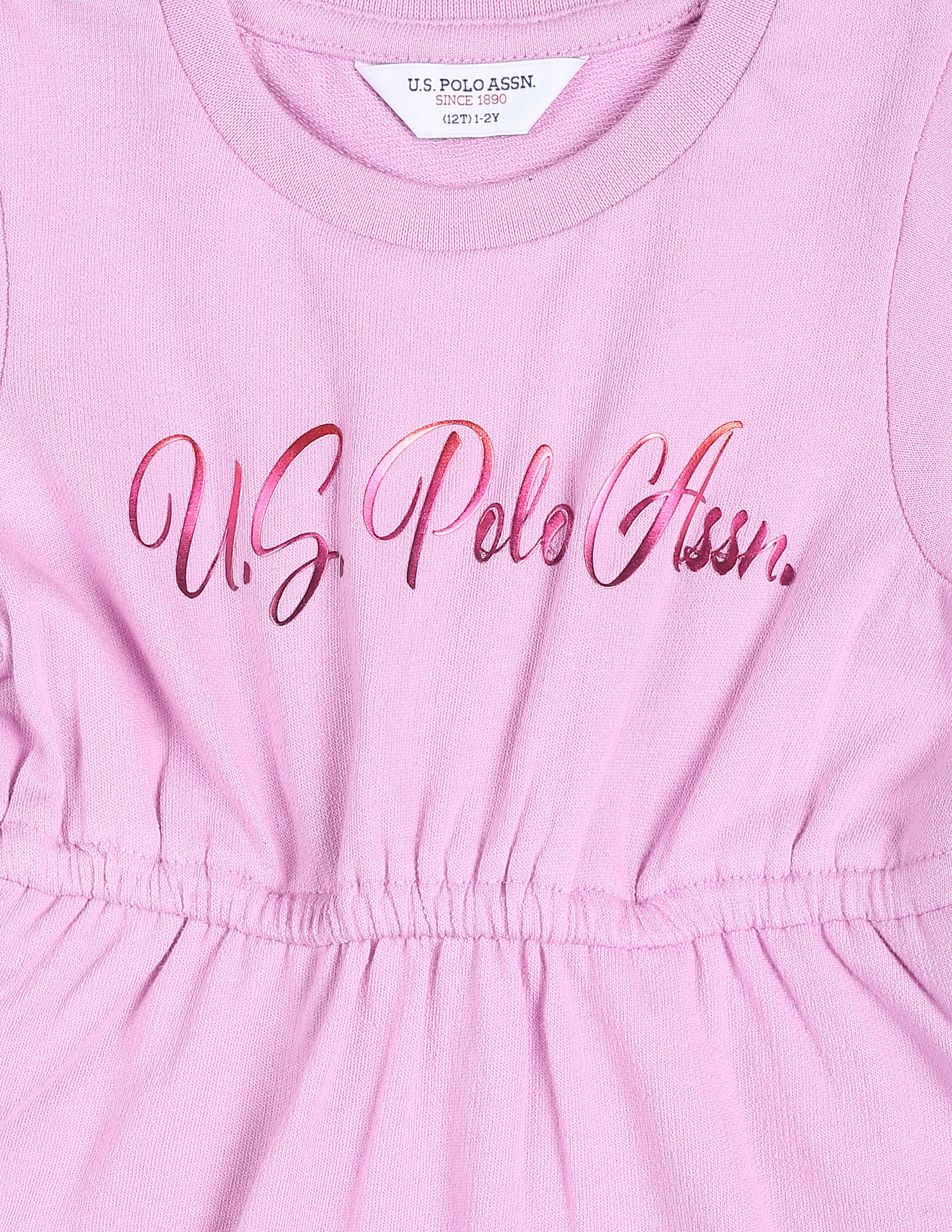 U.S. Polo Assn. Kids Iconic Elasticized Waist Dress