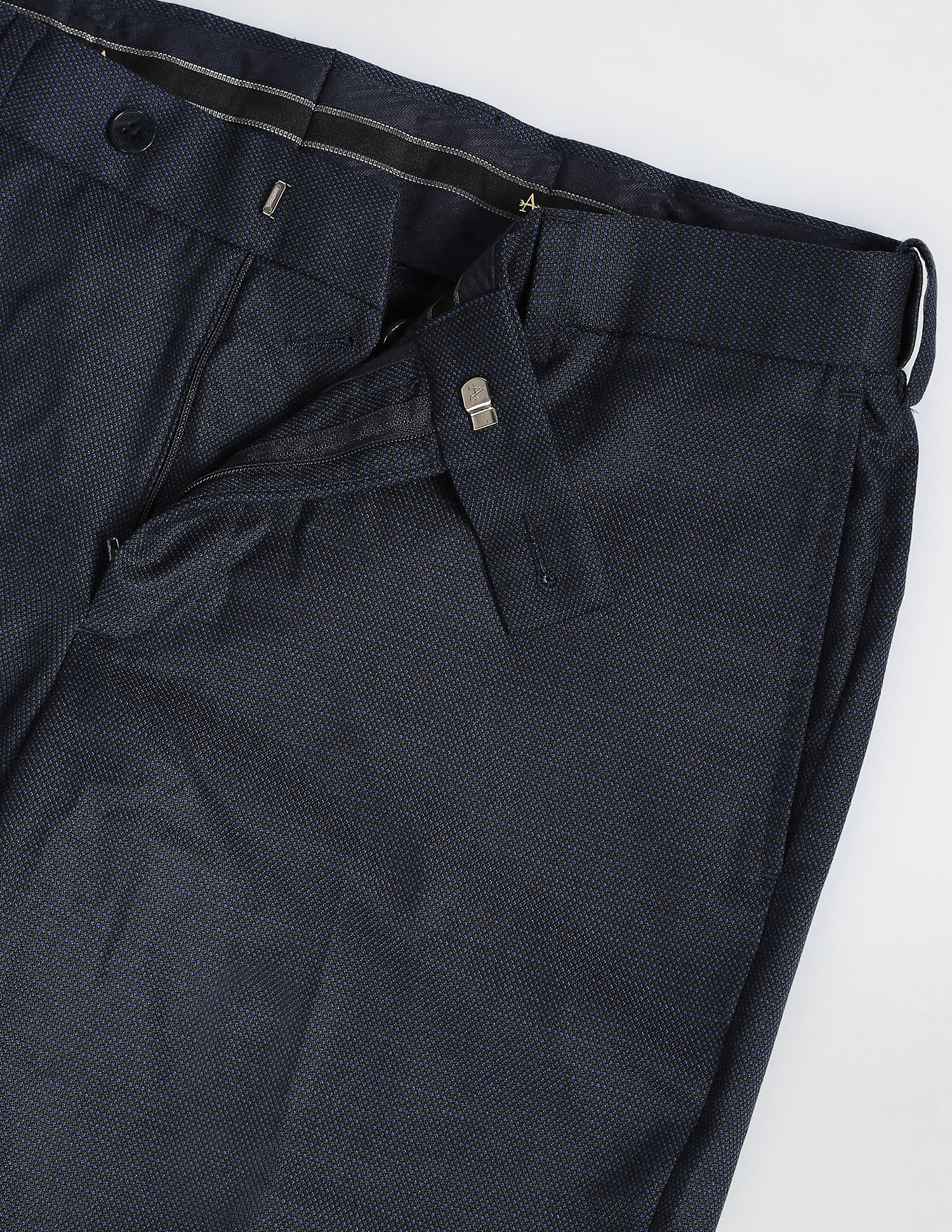 Arrow Dobby Patterned Weave Formal Trousers