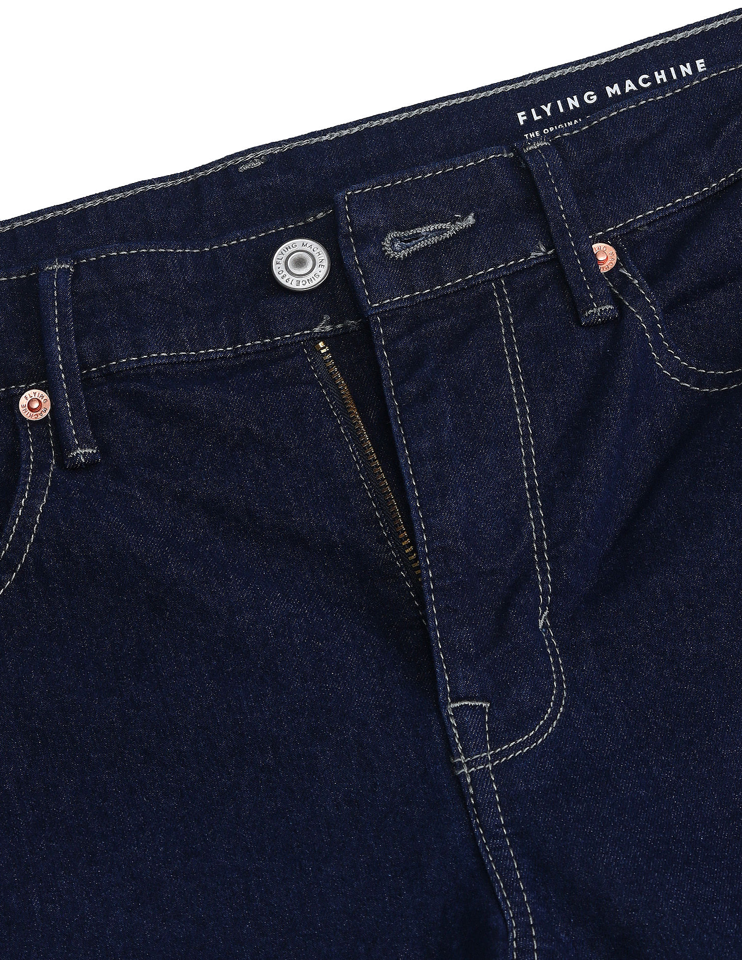 Flying Machine Slash Slim Tapered Jeans