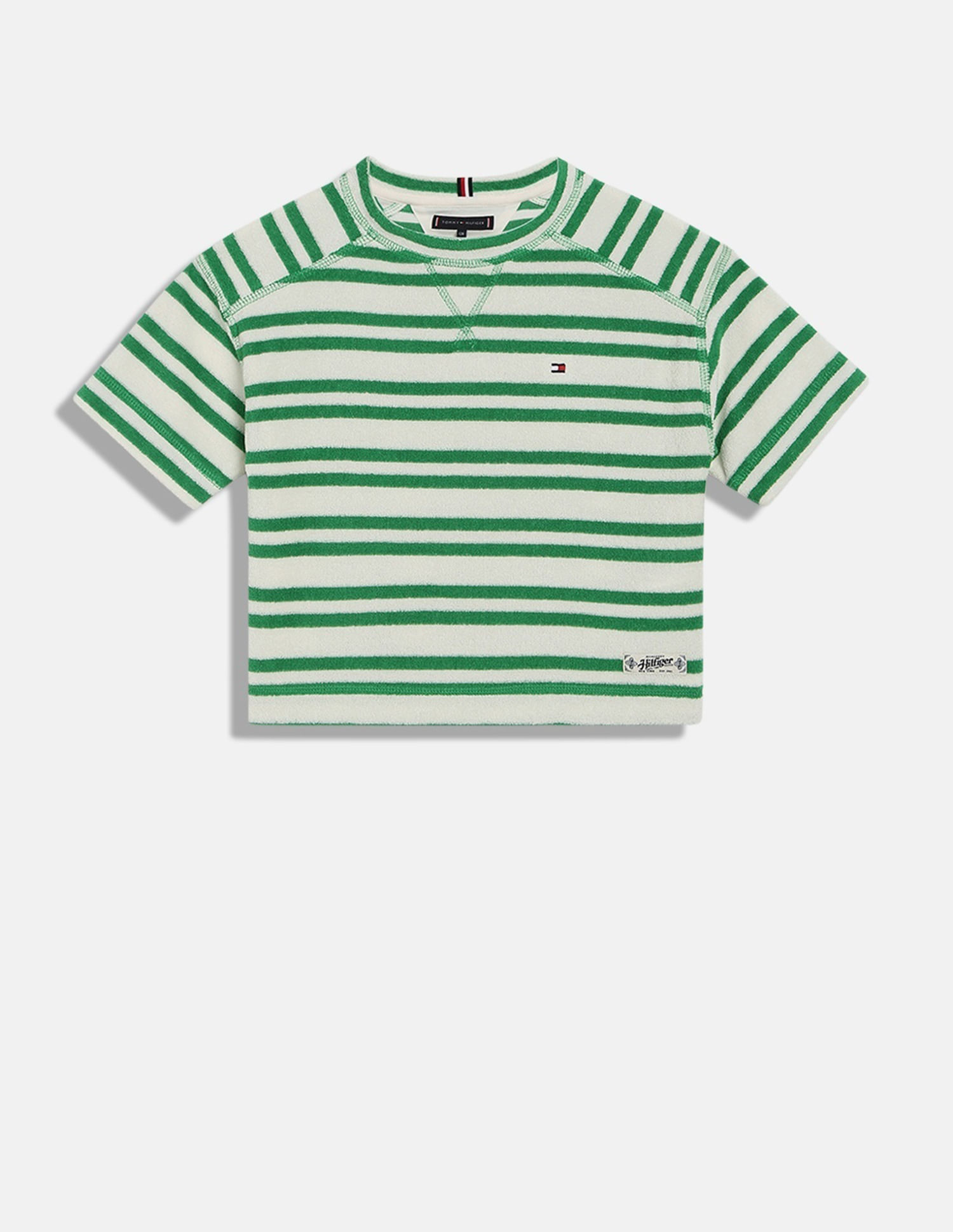 Tommy Hilfiger Kids Boys Striped Regular-Fit Cotton T-Shirts