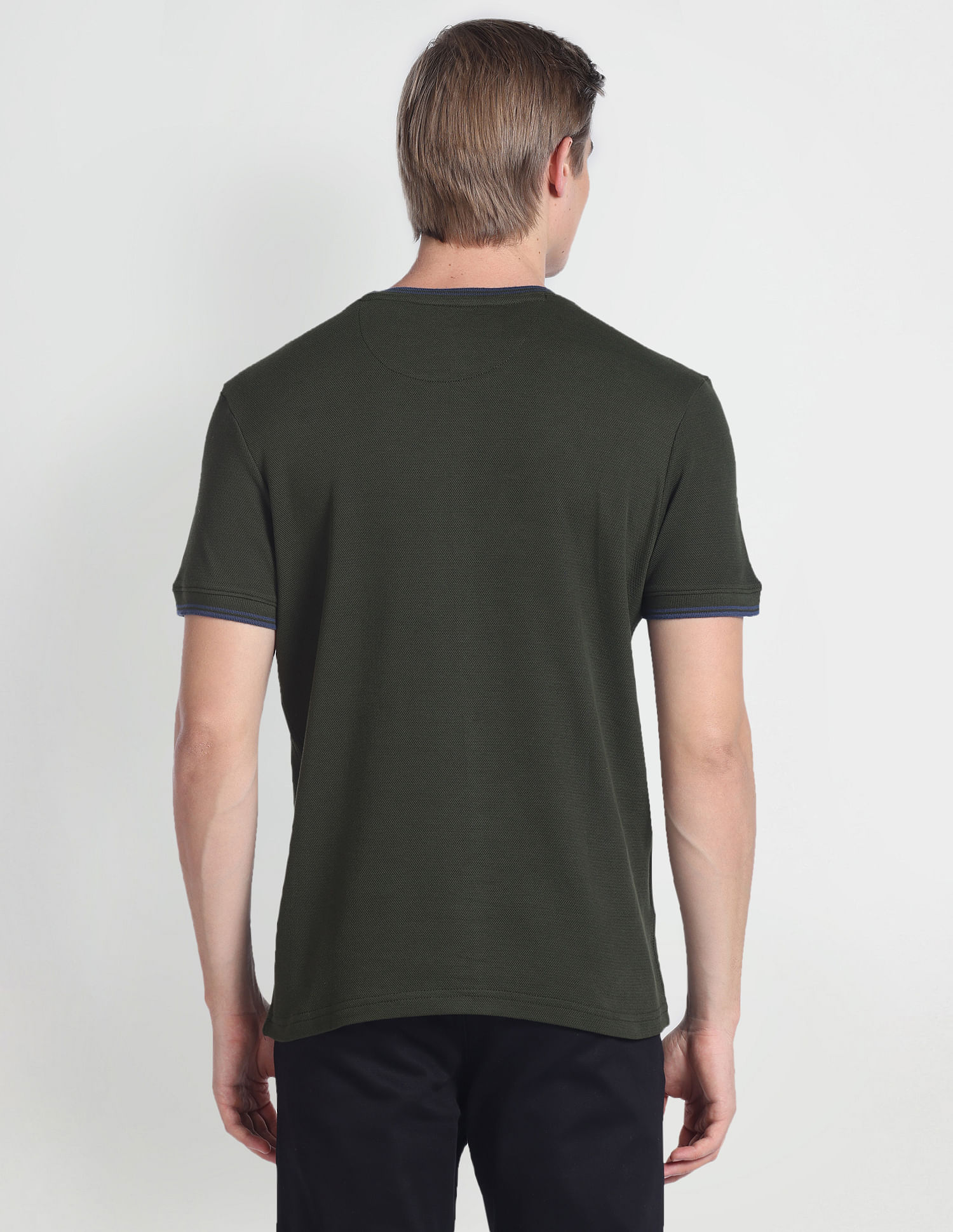 U.S. Polo Assn. Denim Co. Cotton Pique Solid T-Shirt