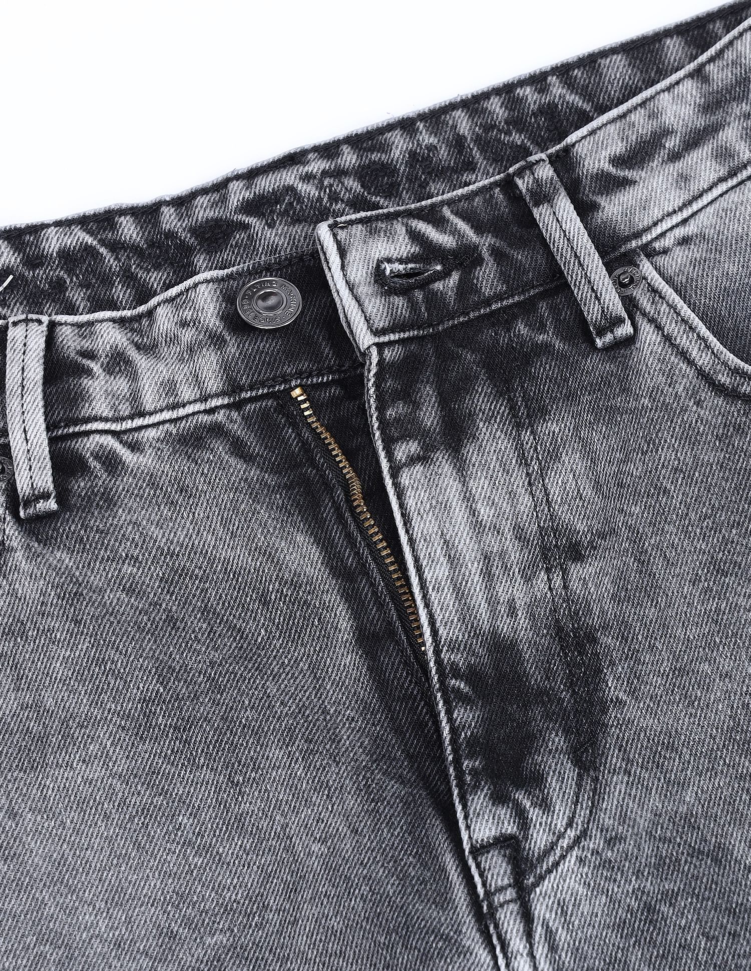 Flying Machine Cobain 90'S Loose Fit Stonewash Jeans