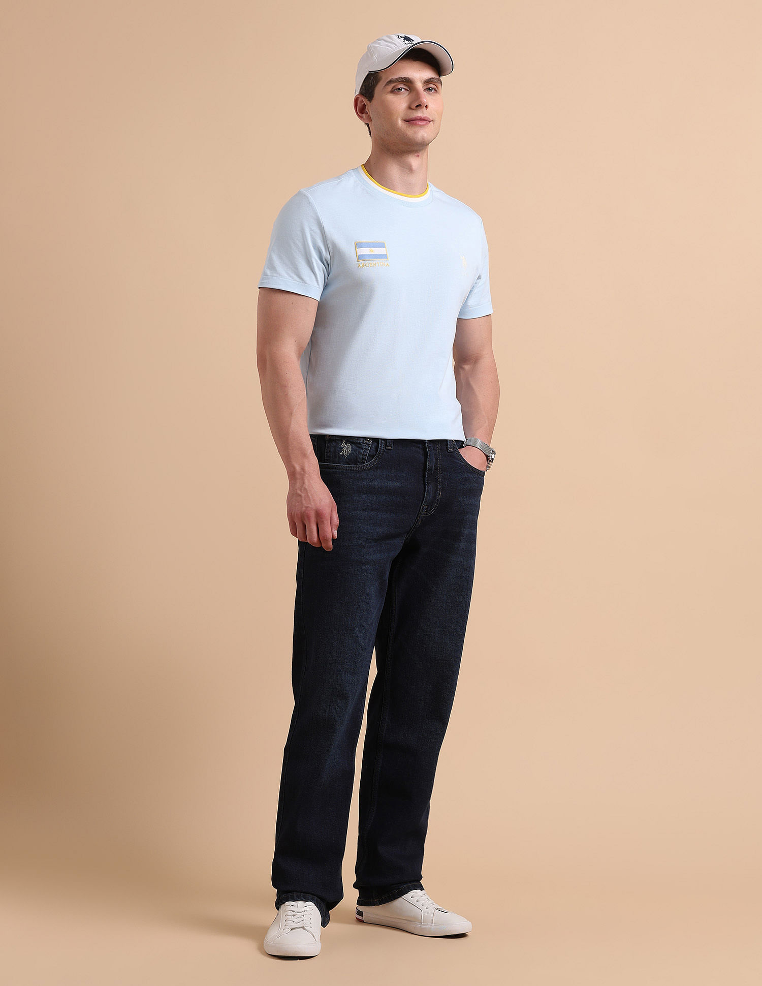 U.S. Polo Assn. Denim Co. Shawn Relaxed Fit Blue Jeans