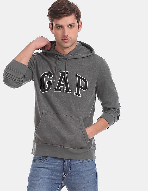 GAP Men's Logo Fleece Hoodie Hooded Sweatshirt