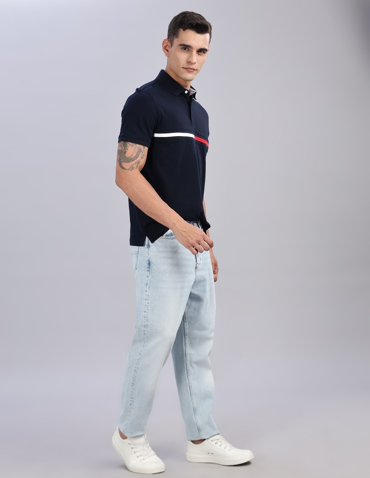 Tommy Hilfiger Printed Regular-Fit Cotton Polo Shirts