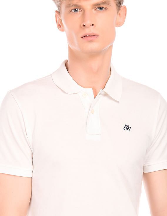 Buy Aeropostale Solid Regular Fit Polo Shirt NNNOW