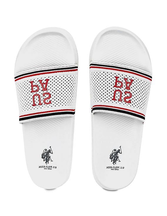 U.S. Polo Assn. Men Knit Upper Logo Breyton 3.0 Slides