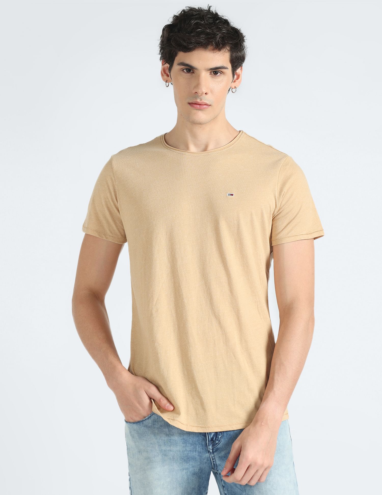 Tommy Hilfiger Transitional Cotton Heathered T-Shirt