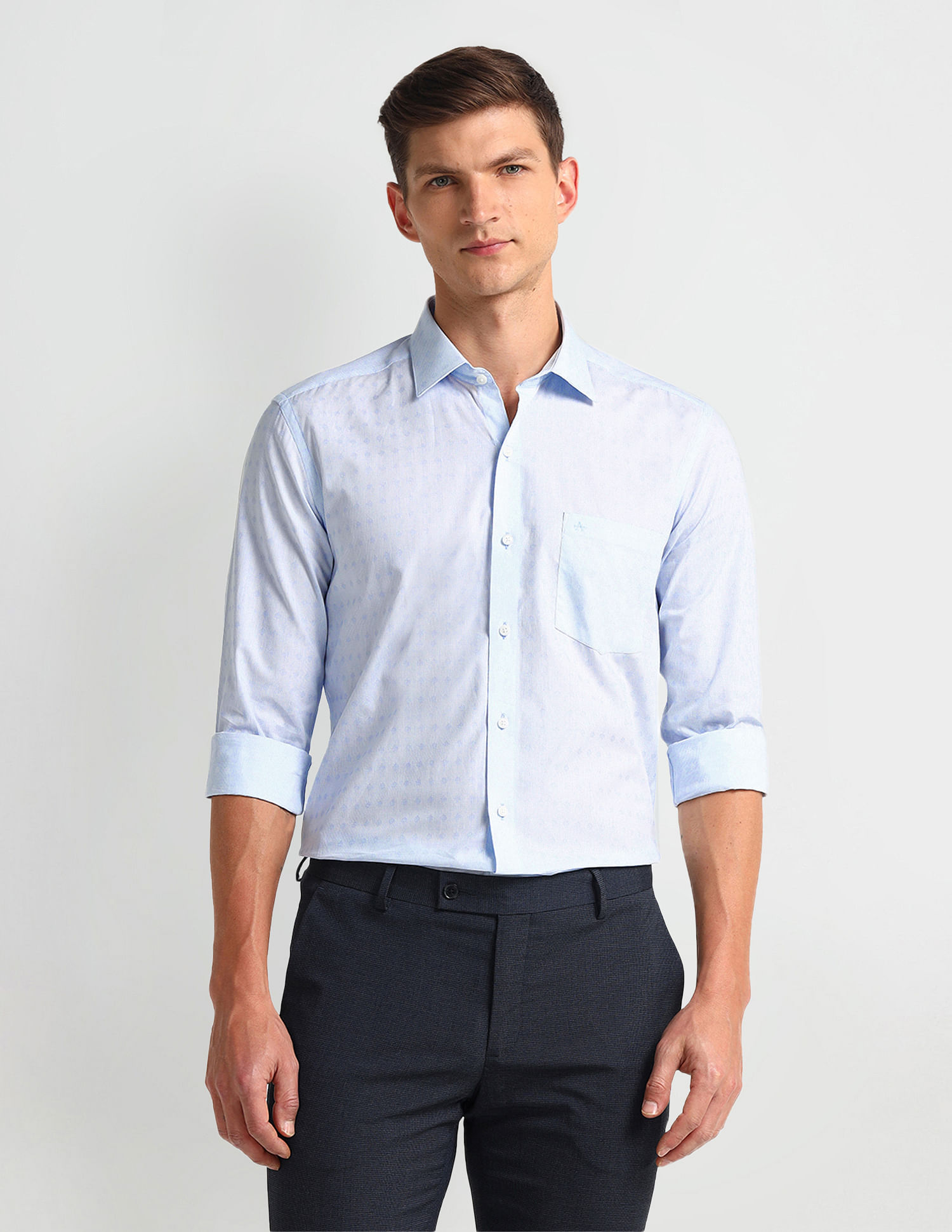 Arrow Manhattan Slim Fit Dobby Shirt