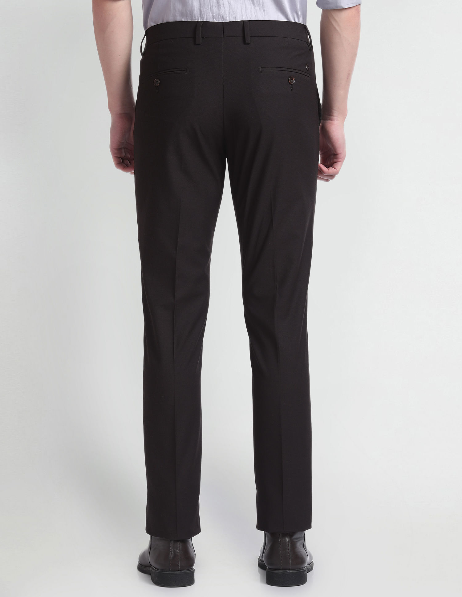 Arrow Slim Fit Smart Flex Trousers