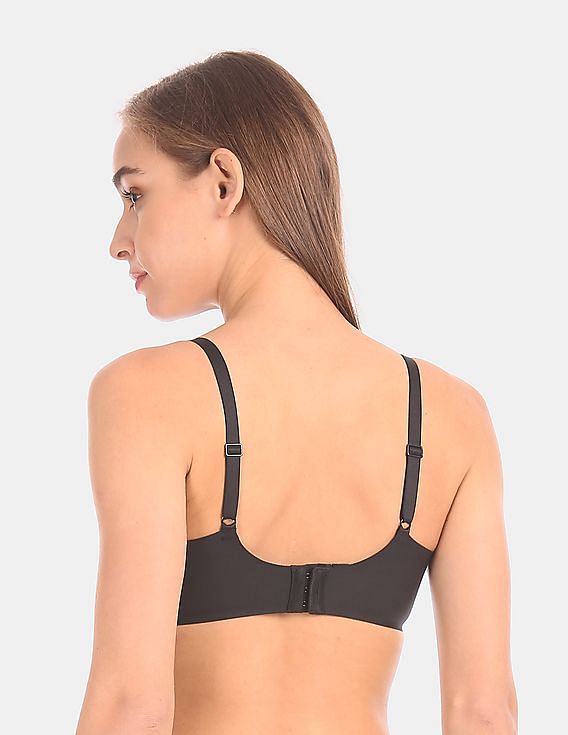 Buy Calvin Klein Underwear Women Black Adjustable Strap Solid Bra -  NNNOW.com