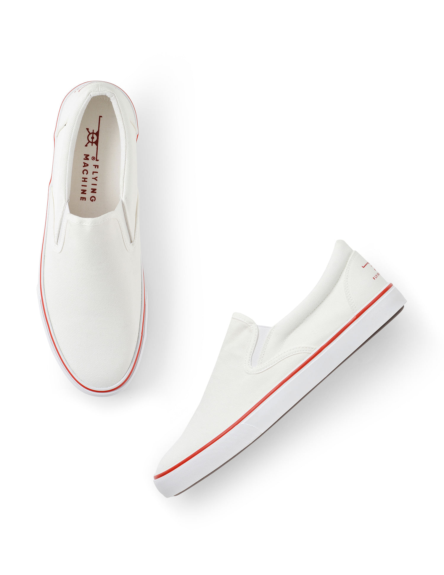 Flying machine hot sale white shoes