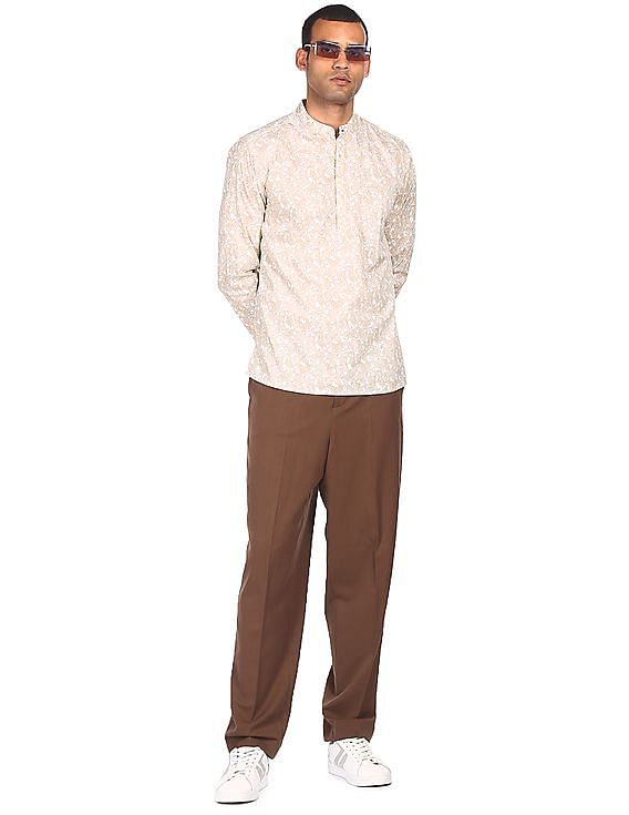 Festive kurta pant dupatta set in alia+nyra cut pattern, Pocket pants,  Elegant embroidery, Embroidered
