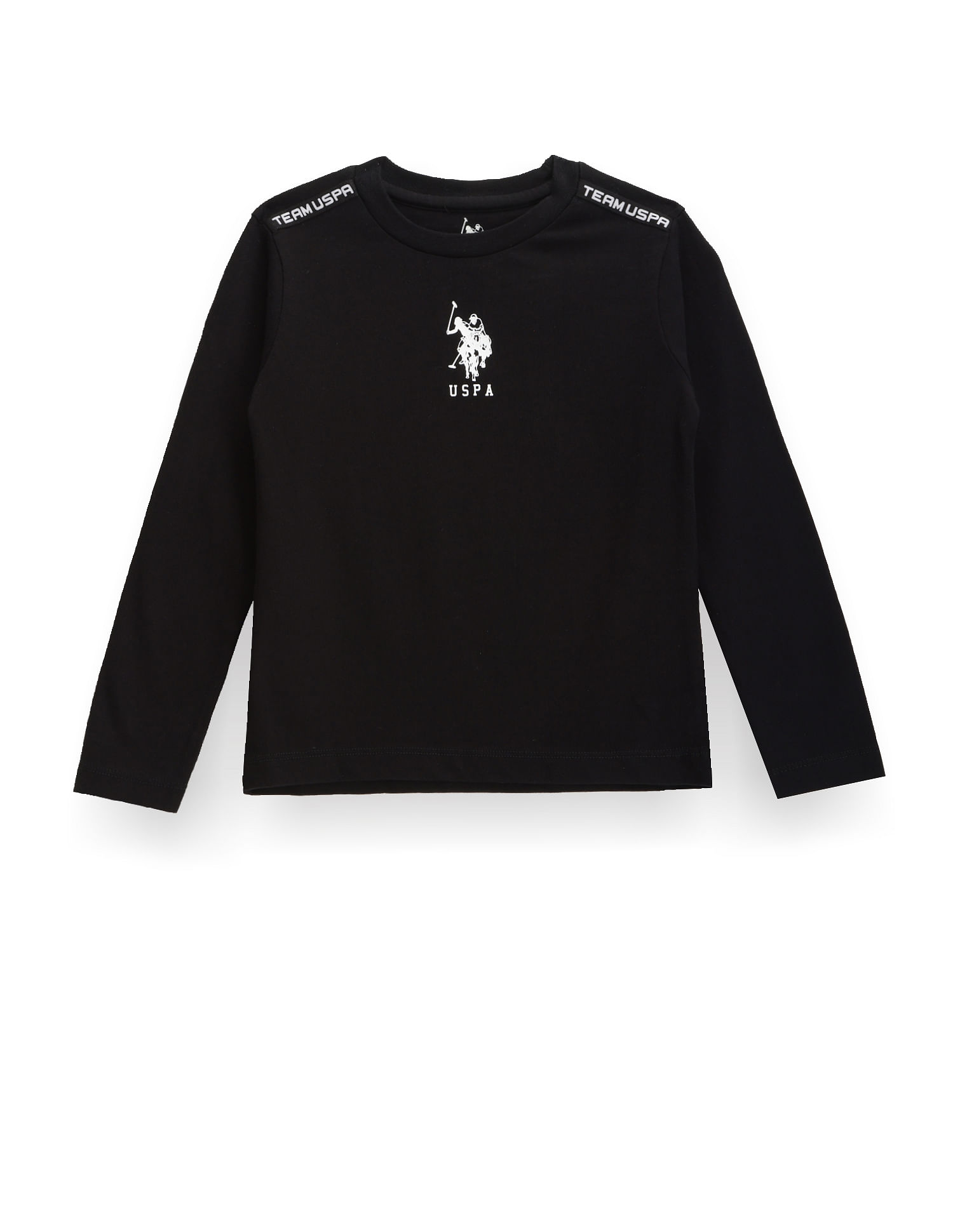 U.S. Polo Assn. Kids Boys Brand Tape T-Shirt