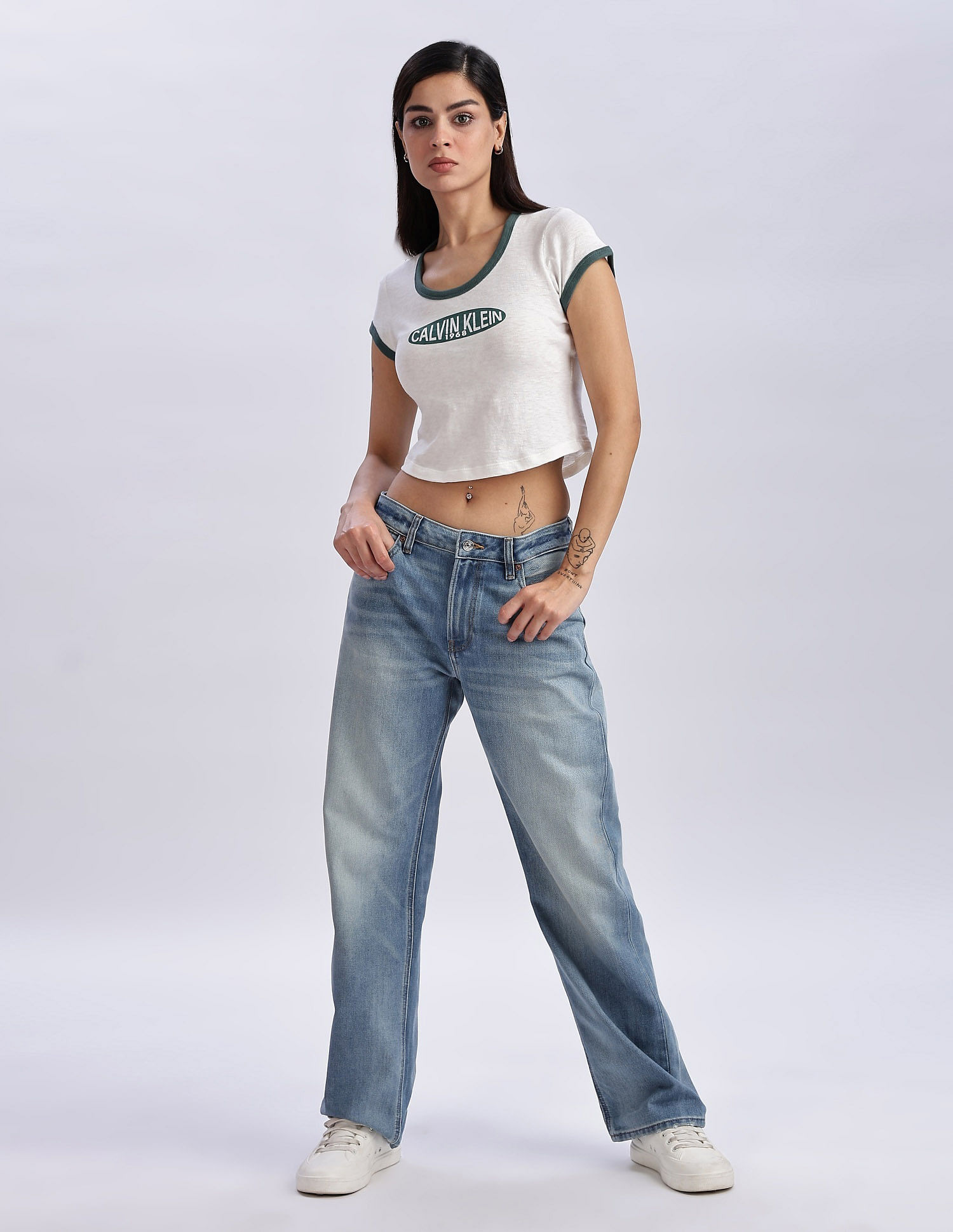 Calvin Klein Jeans Printed Slim Fit Cotton T-Shirt