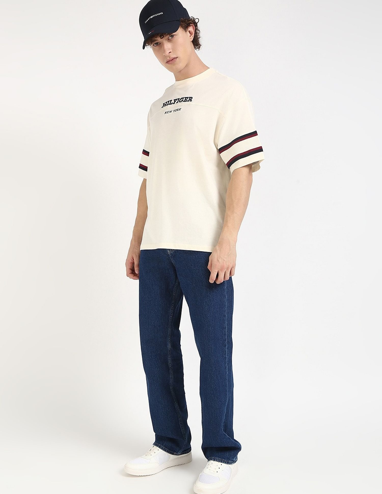 Tommy Hilfiger Embroidered Logo Regular-Fit Cotton T-Shirt