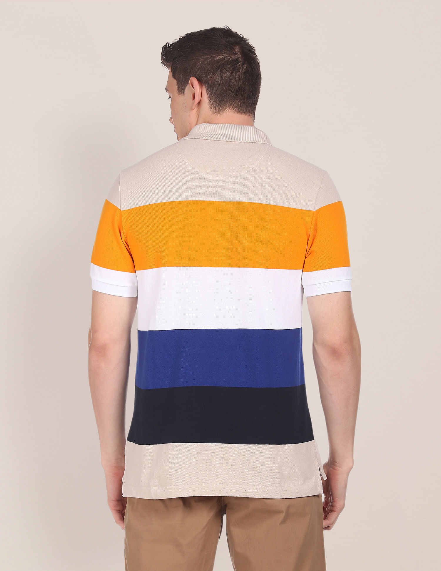 U.S. Polo Assn. Striped Cotton Polo Shirt