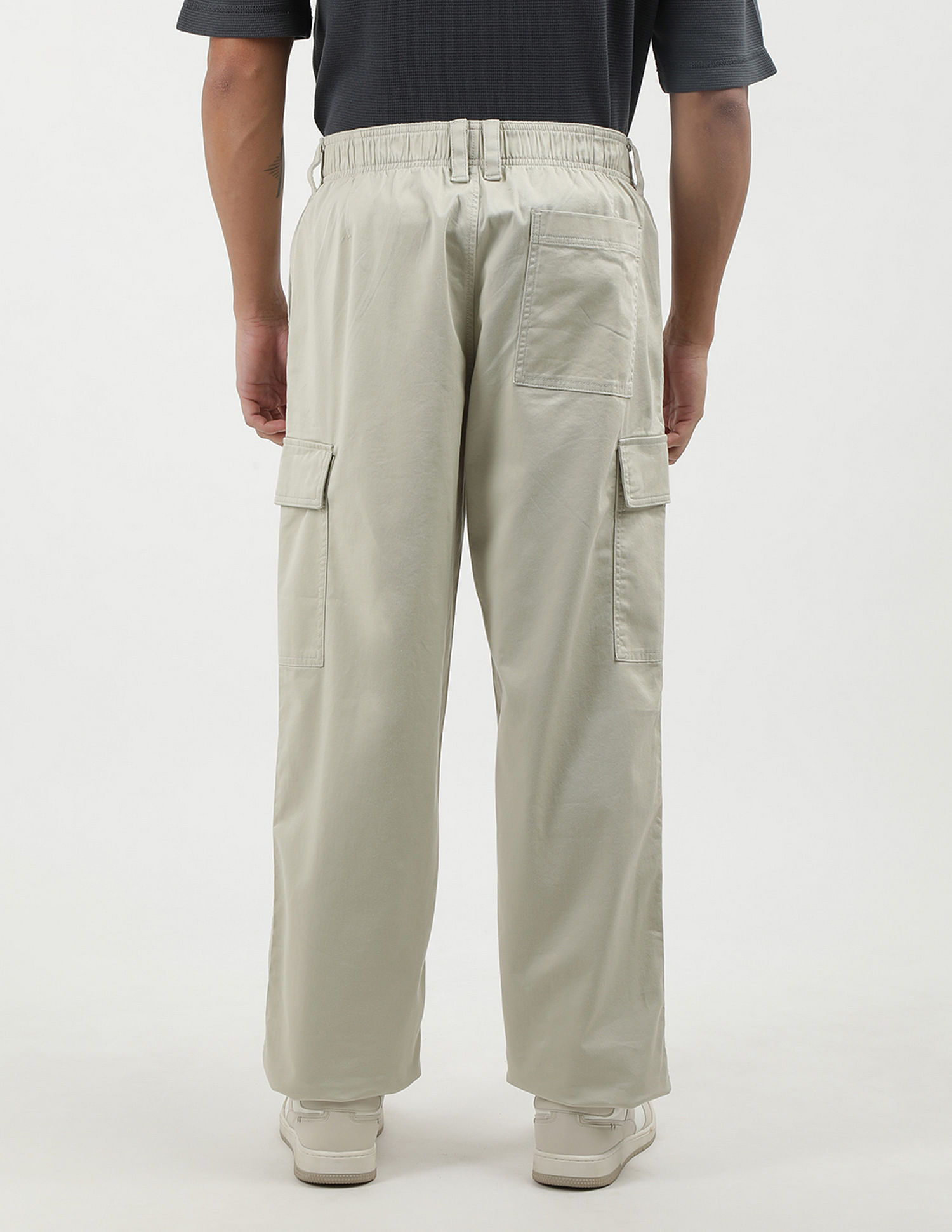 Calvin Klein Jeans Straight Fit Solid Cargo