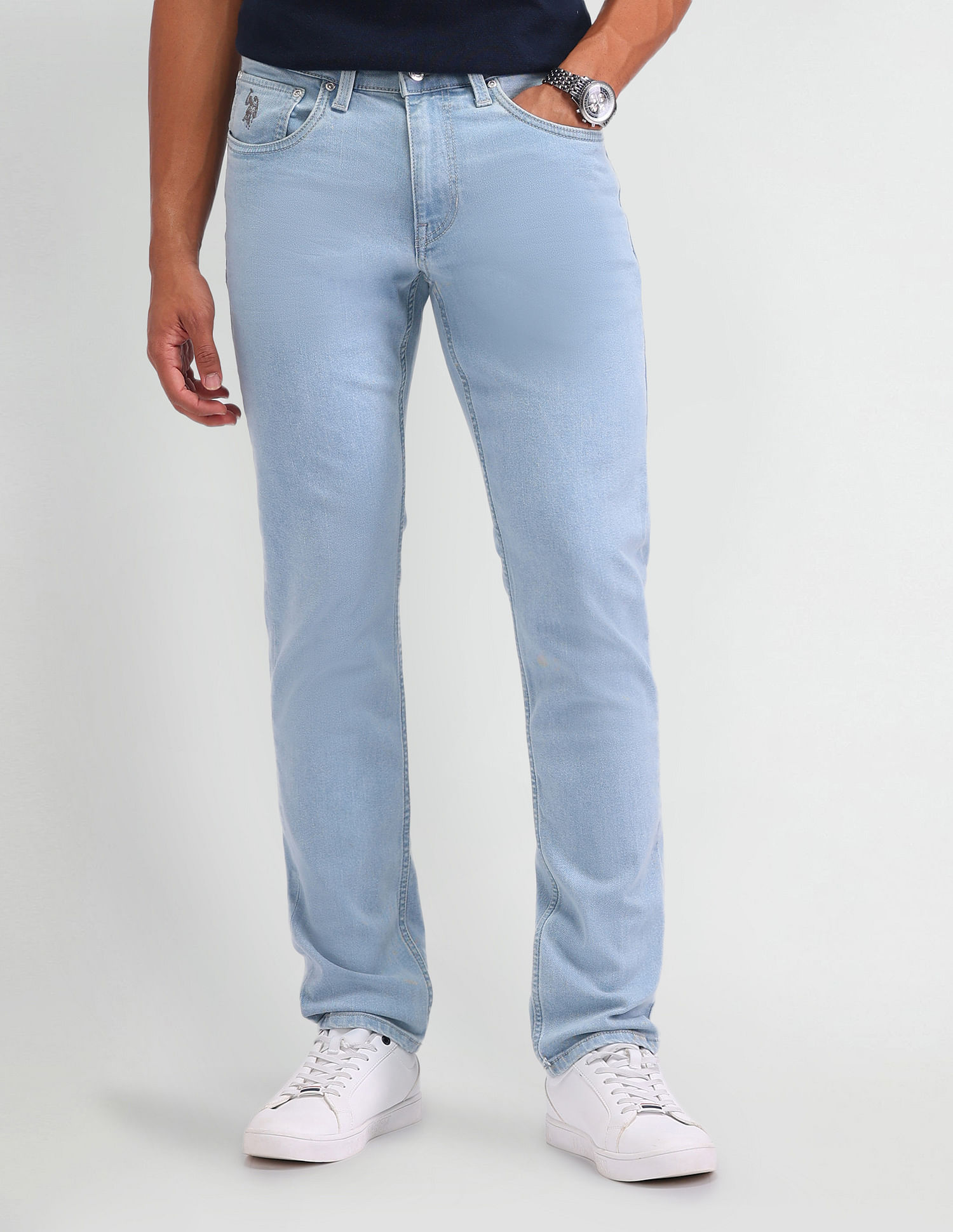 U.S. Polo Assn. Denim Co. Brandon Slim Tapered Fit Blue Jeans