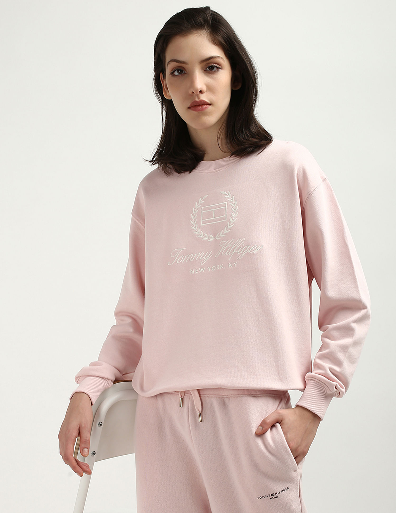 Tommy Hilfiger Flag Script Sustainable Sweatshirt