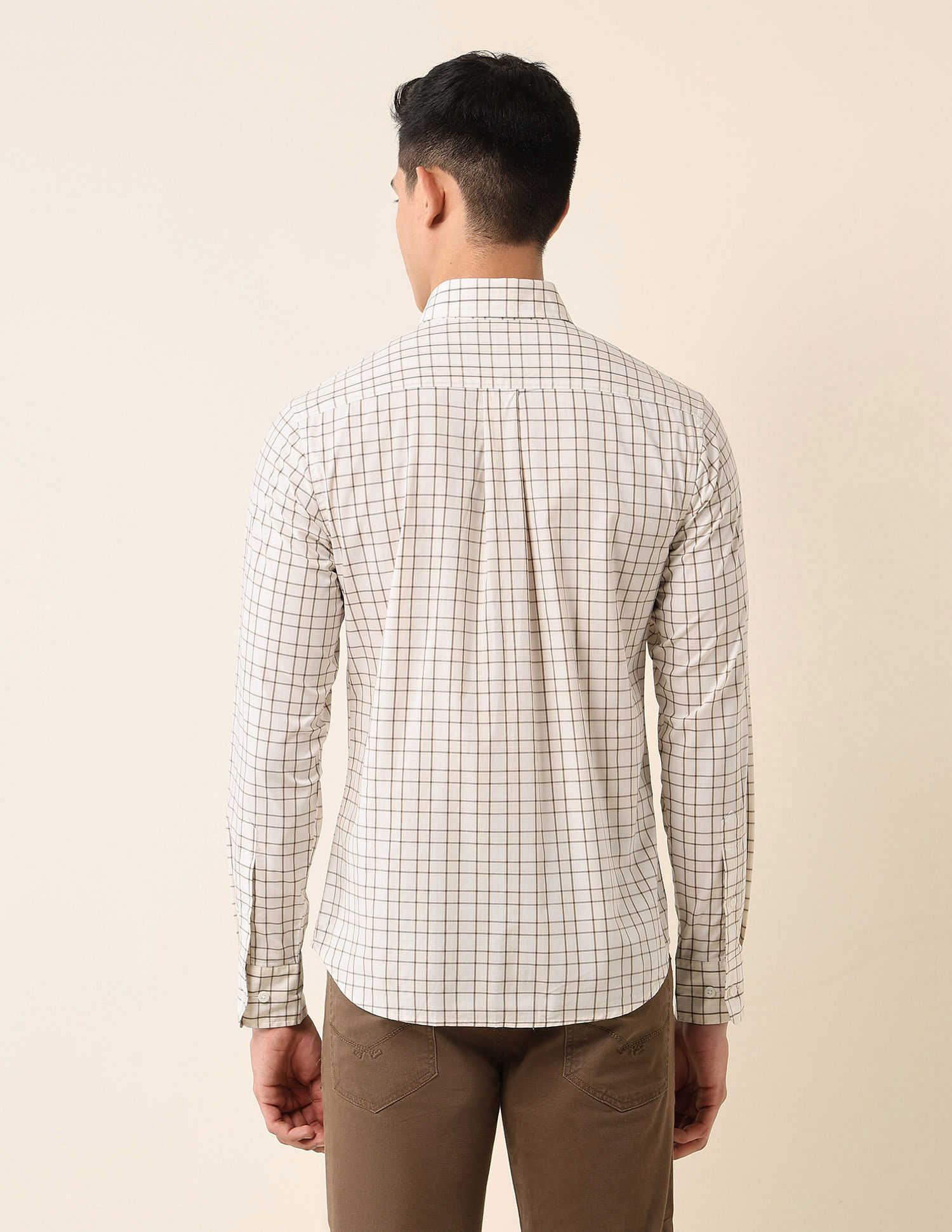 U.S. Polo Assn. Tailored Fit Graph Checked Shirt