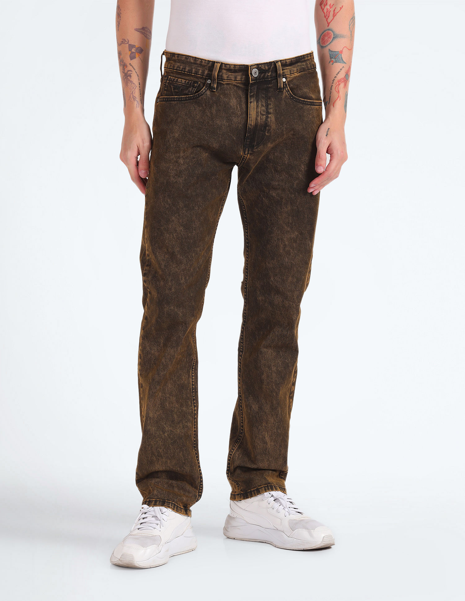 Flying Machine F-Jango Straight Fit Classic Vintage Jeans