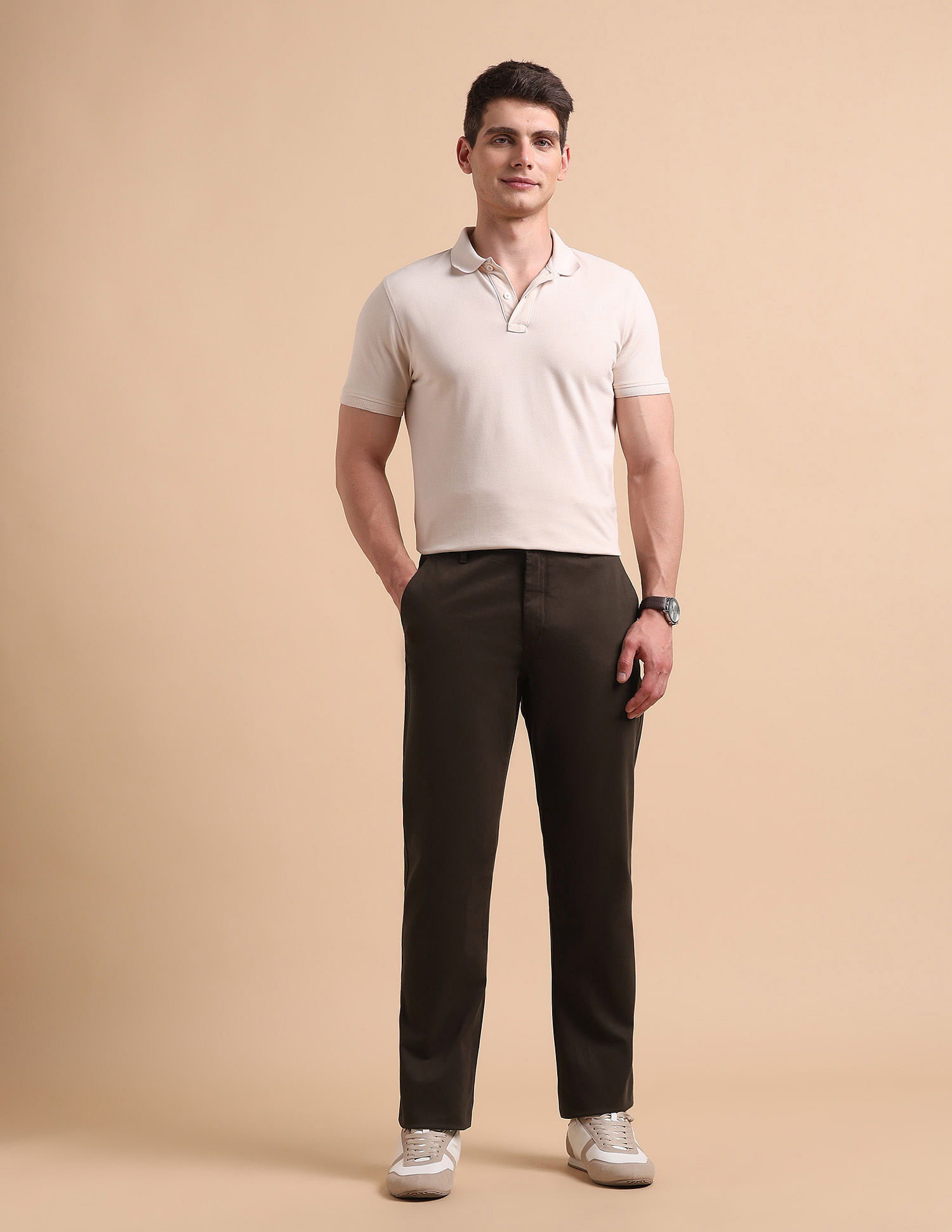 U.S. Polo Assn. Satin Slim Fit Trousers