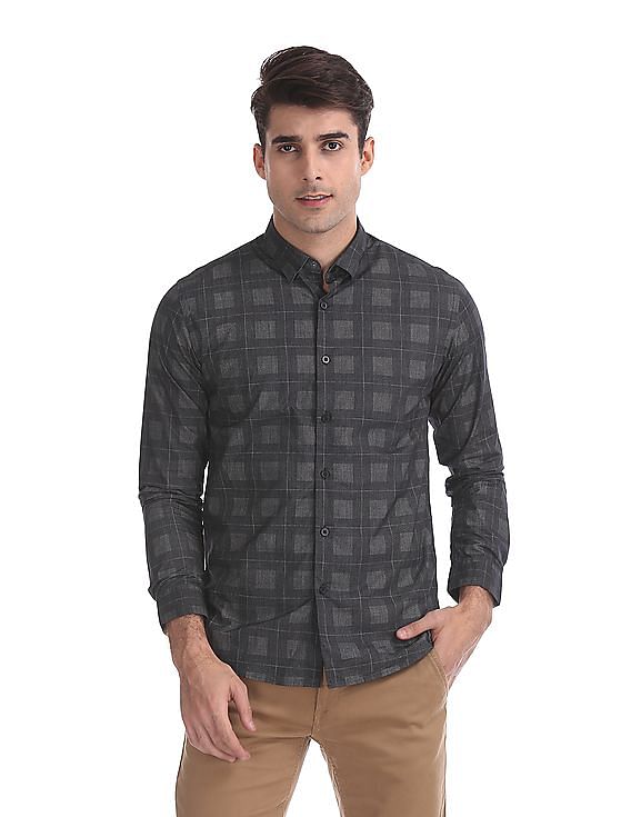 Flying Machine Slim Fit Printed Shirt