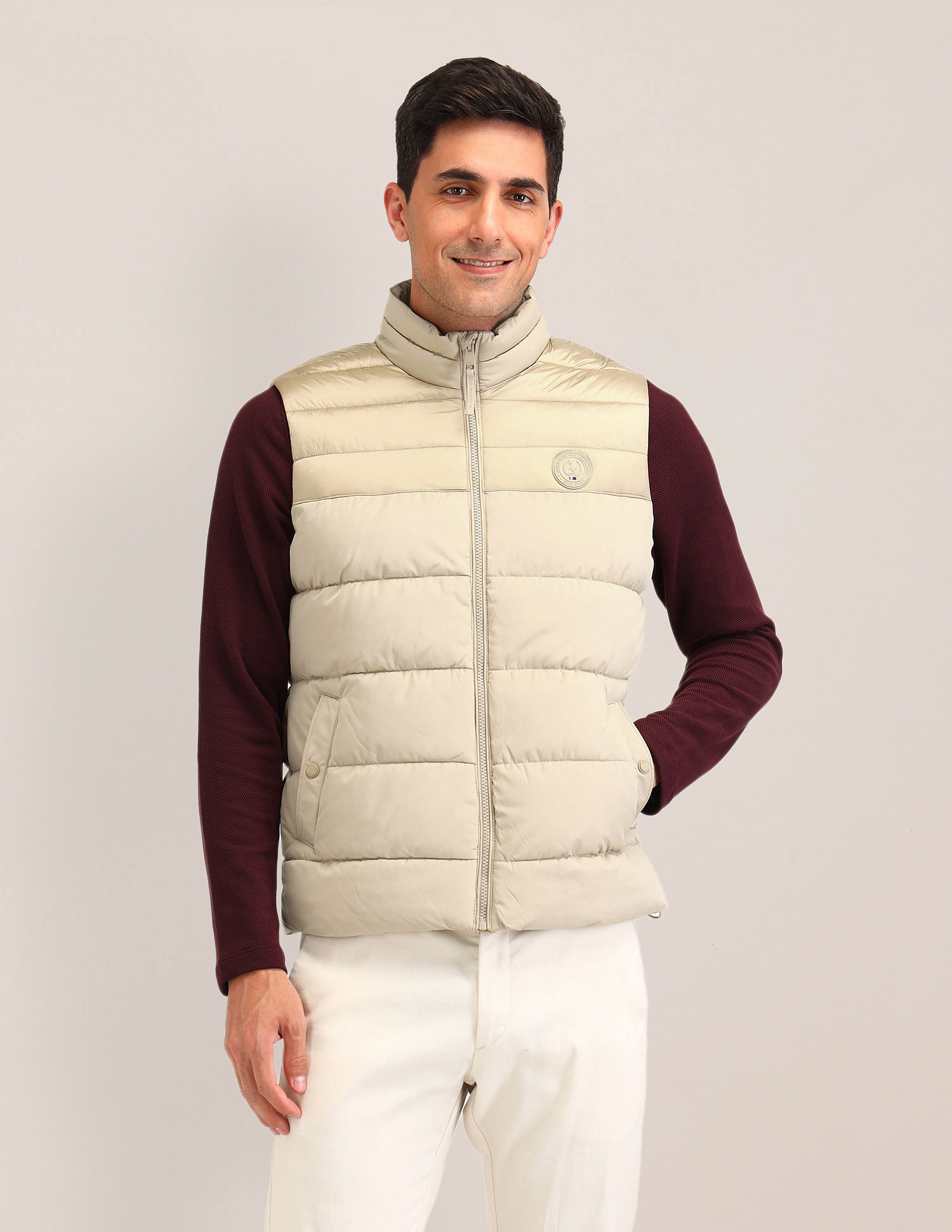 U.S. Polo Assn. Colour blocked Regular fit Jacket
