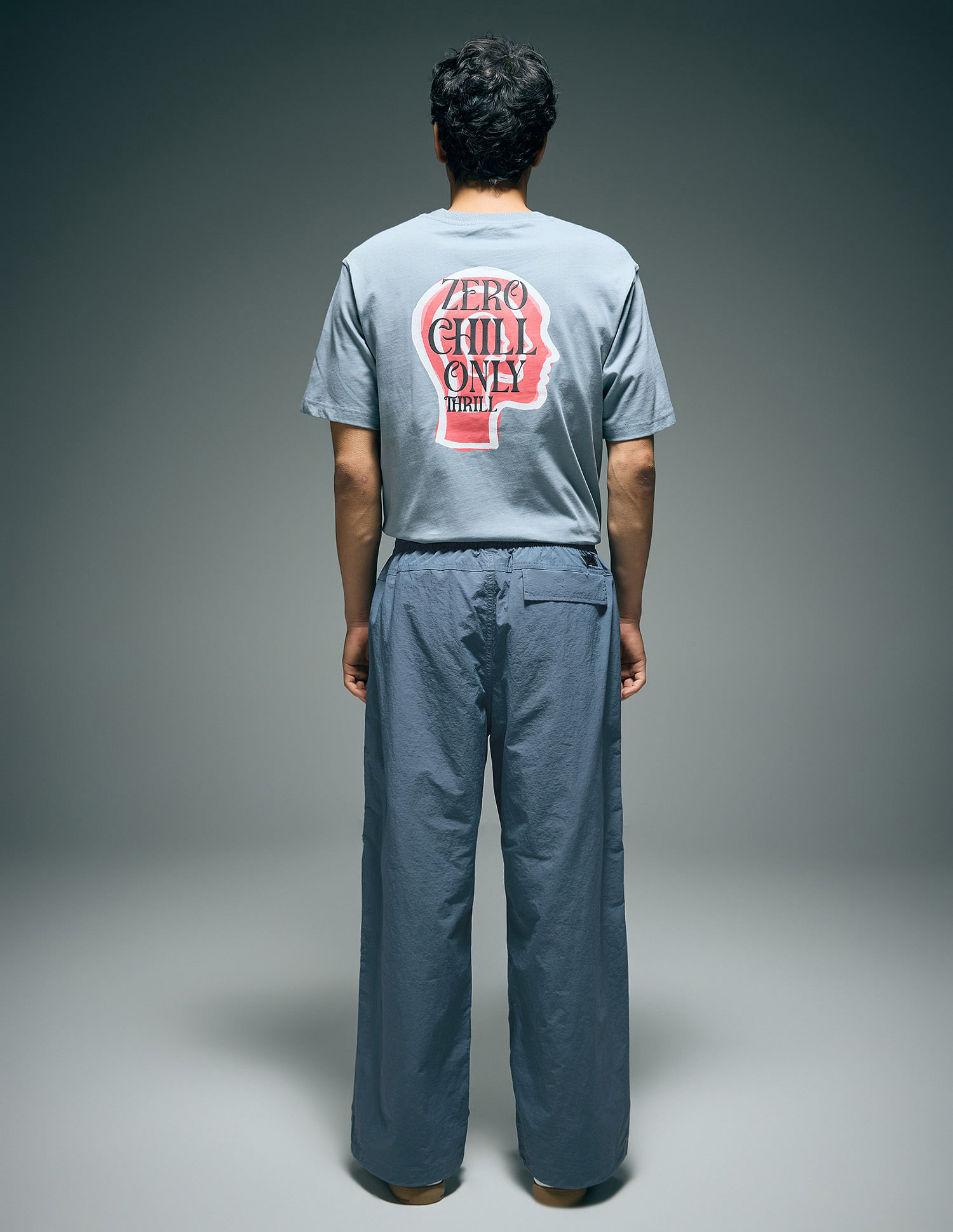 Flying Machine Cobain Loose Fit Solid Cargos