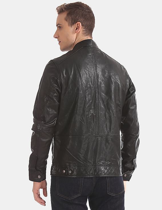 U.S. Polo Assn. Leather Biker Jacket