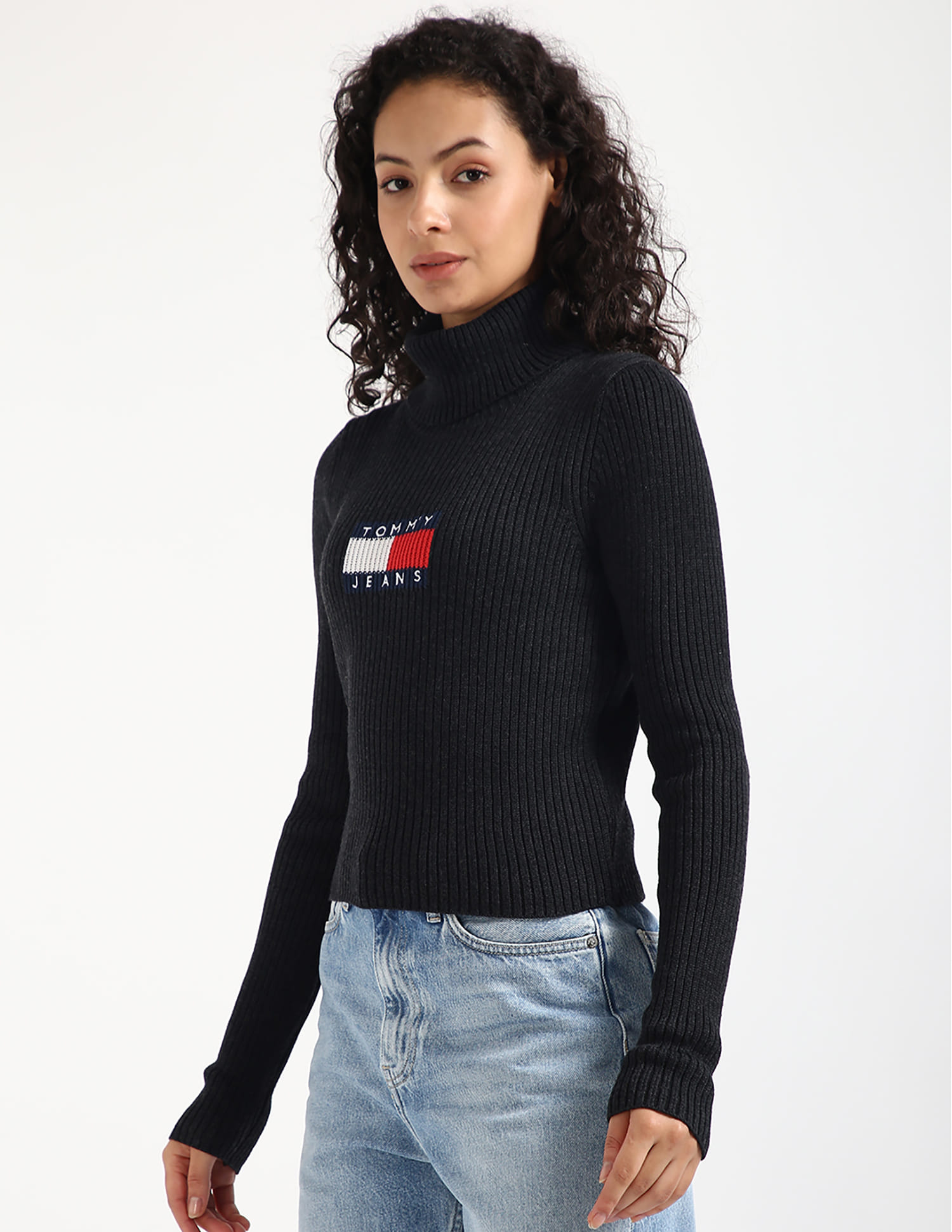 Buy Tommy Hilfiger Slim Fit Turtleneck Sweater