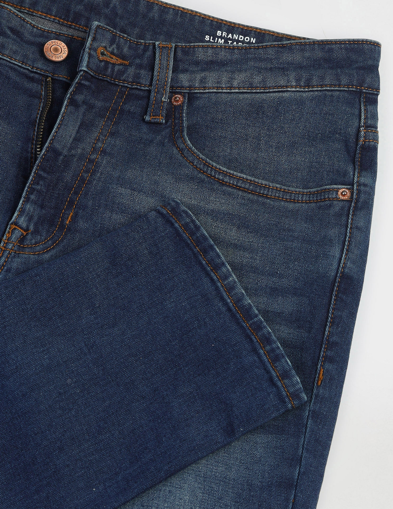 U.S. Polo Assn. Denim Co. Brandon Slim Fit Blue Jeans