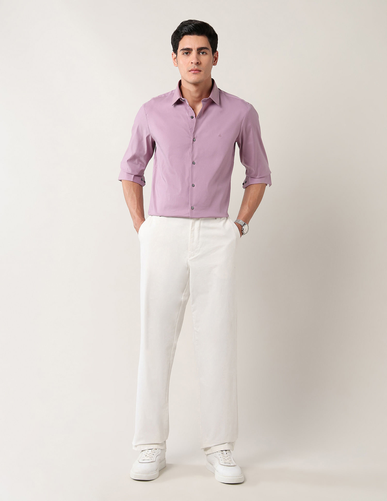 Arrow Newyork Brooklyn Ultra Slim Fit Twill Shirt