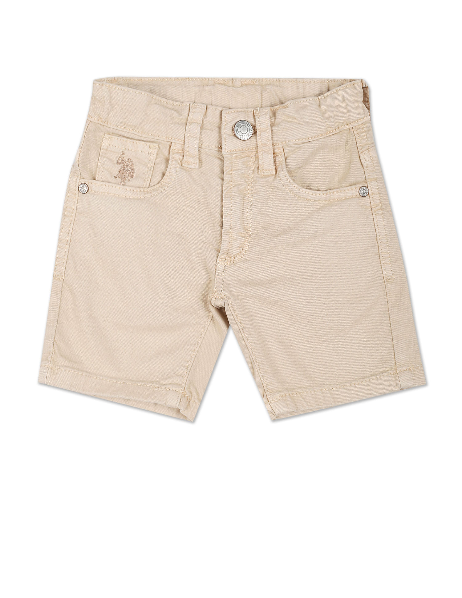 U.S. Polo Assn. Kids Solid Dyed Shorts