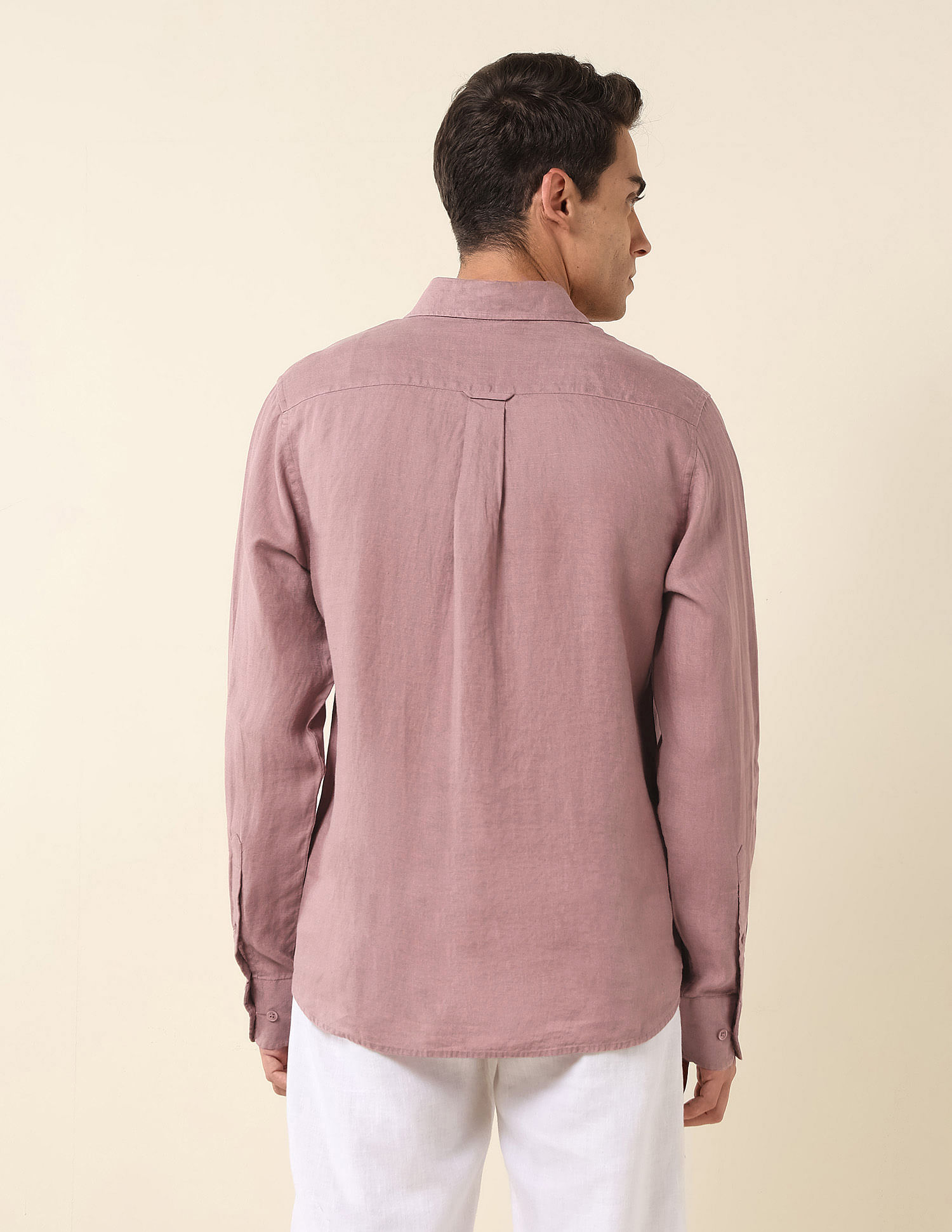 U.S. Polo Assn. Tailored Fit Pure Linen Shirt