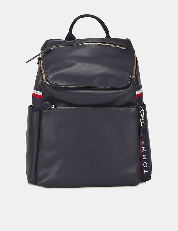 Buy Tommy Hilfiger Women Blue Smooth Grain Backpack NNNOW