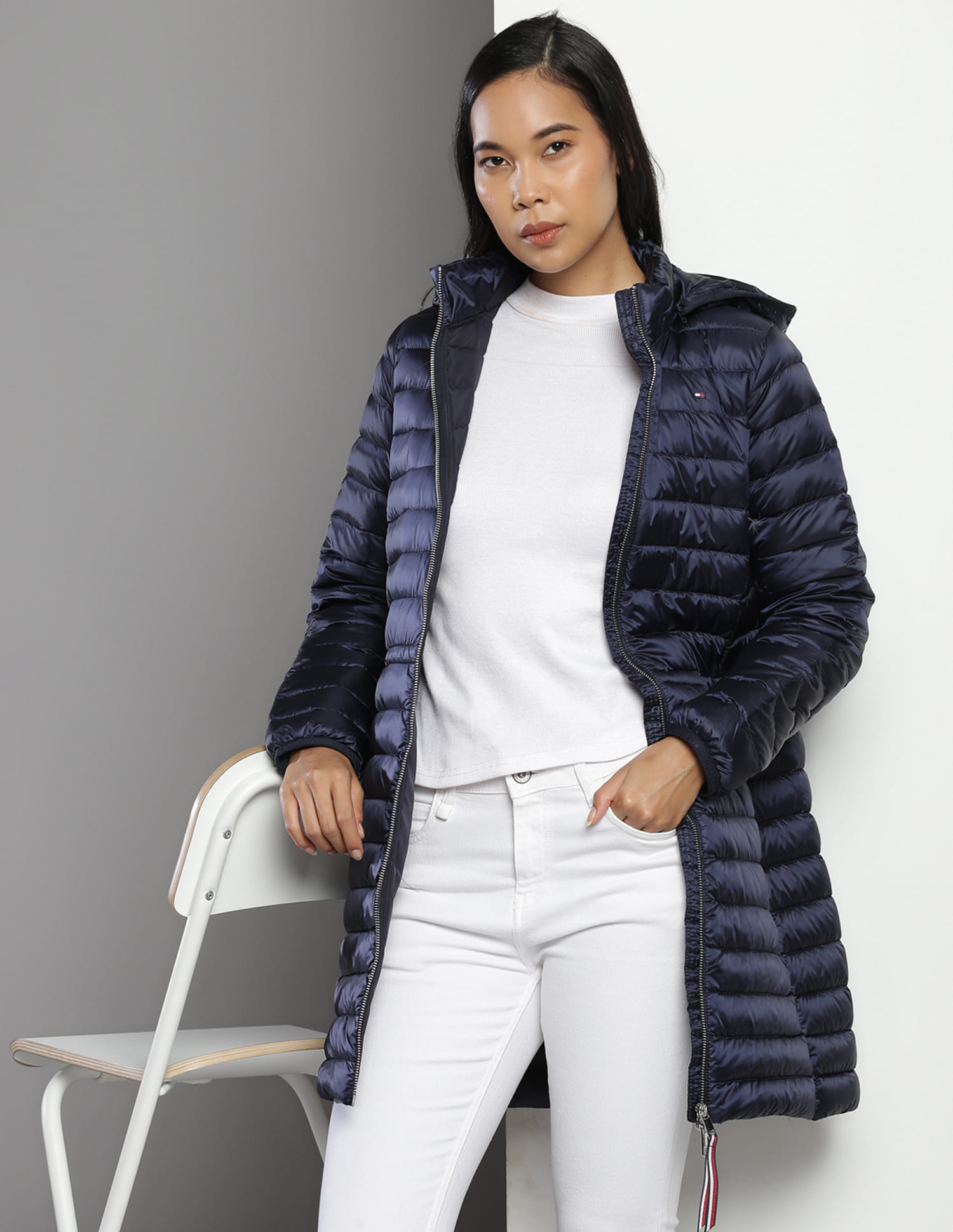 Nnnow Tommy Hilfiger Long Hooded Down Coat Buy Tommy Hilfiger Hooded  Longline Puffer Jacket