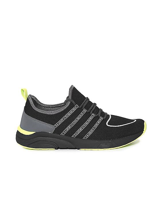 Flying Machine Men Mid Top Hype Knit Sneakers