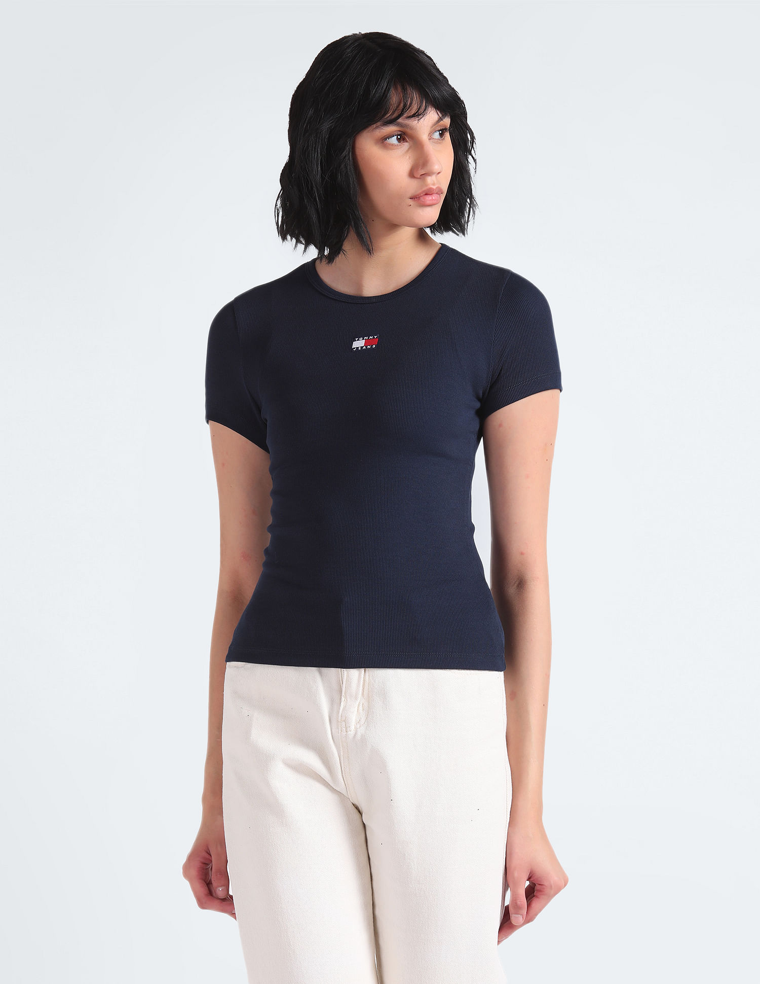 Tommy Hilfiger Slim Badge Rib T-Shirt