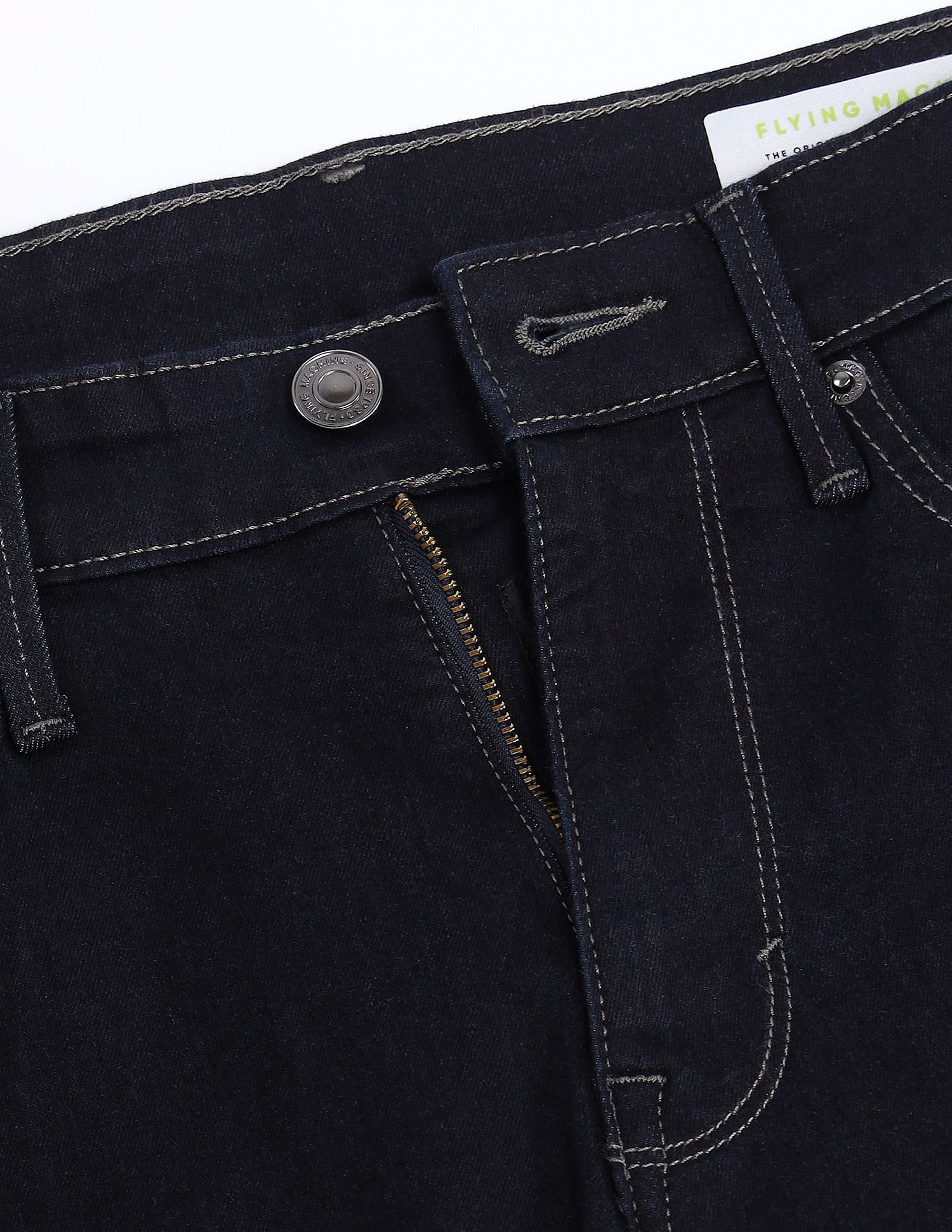 Flying Machine Mid Rise Freddie Slim Straight Fit Jeans