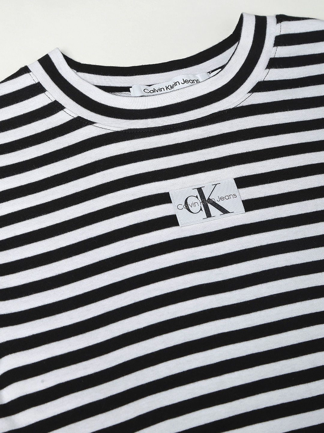 Buy Calvin Klein Striped Baby T-Shirt