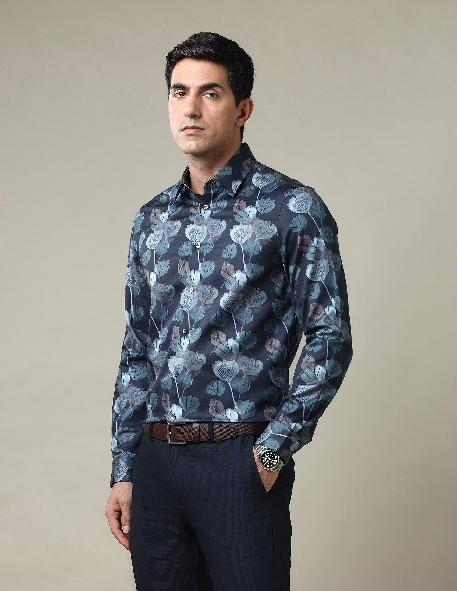 Arrow 1851 Floral Printed Shirt