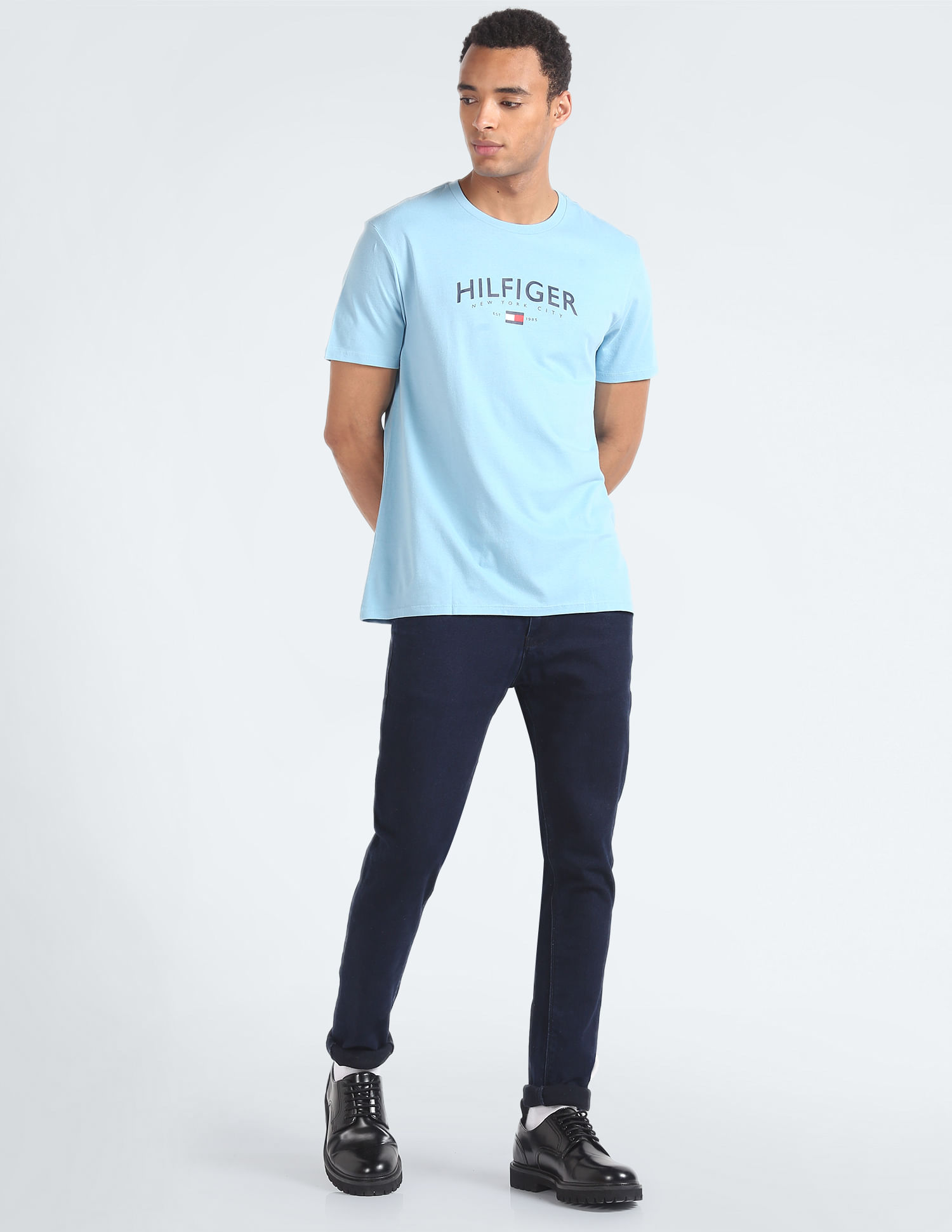 Tommy Hilfiger Brand Print Cotton Bryant T-Shirt
